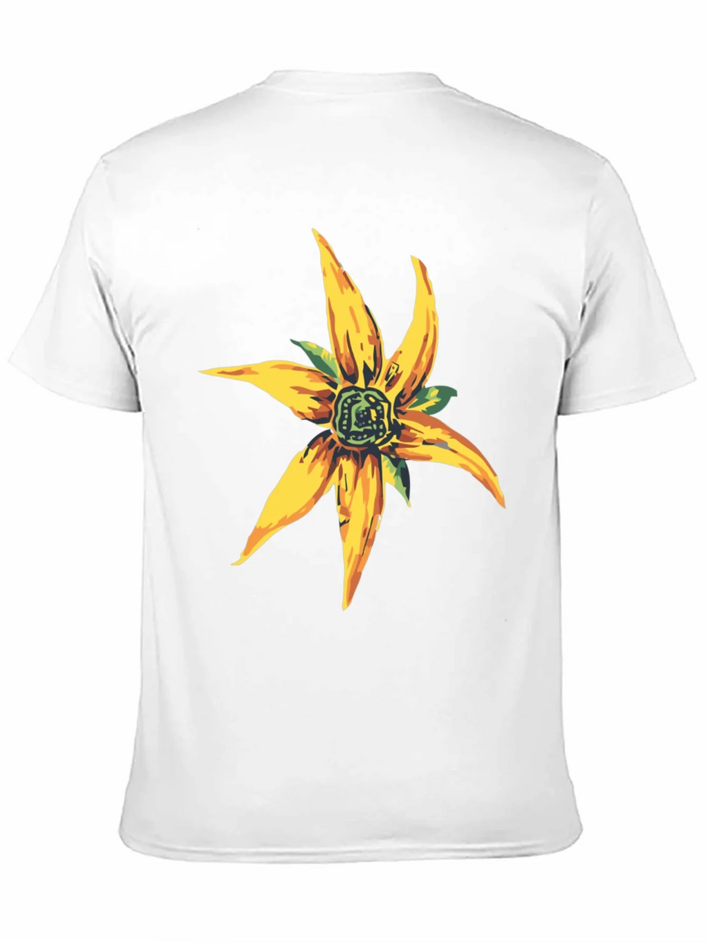 Floral Graphic Black T-Shirt - Casual Style