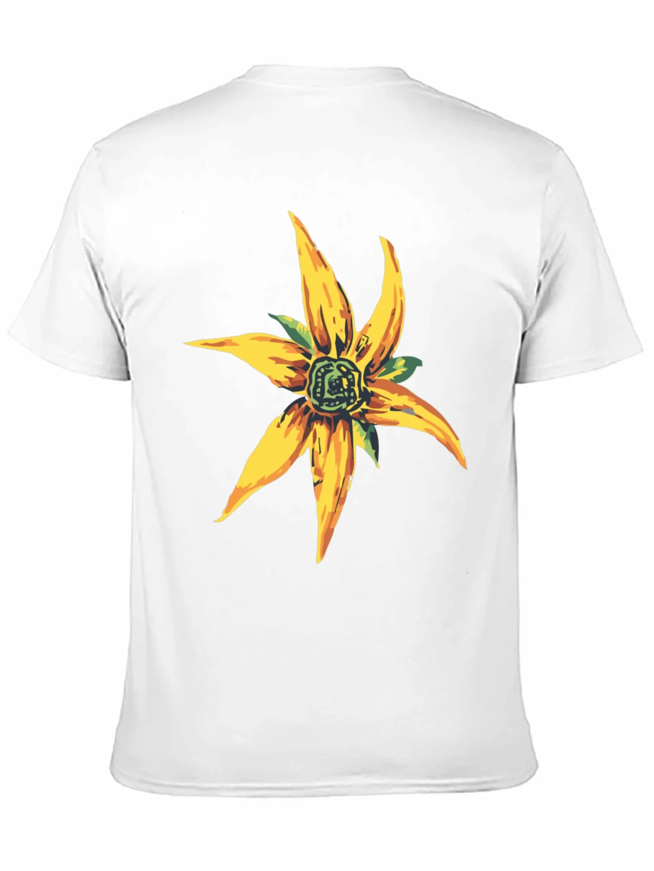 Floral Graphic Black T-Shirt - Casual Style