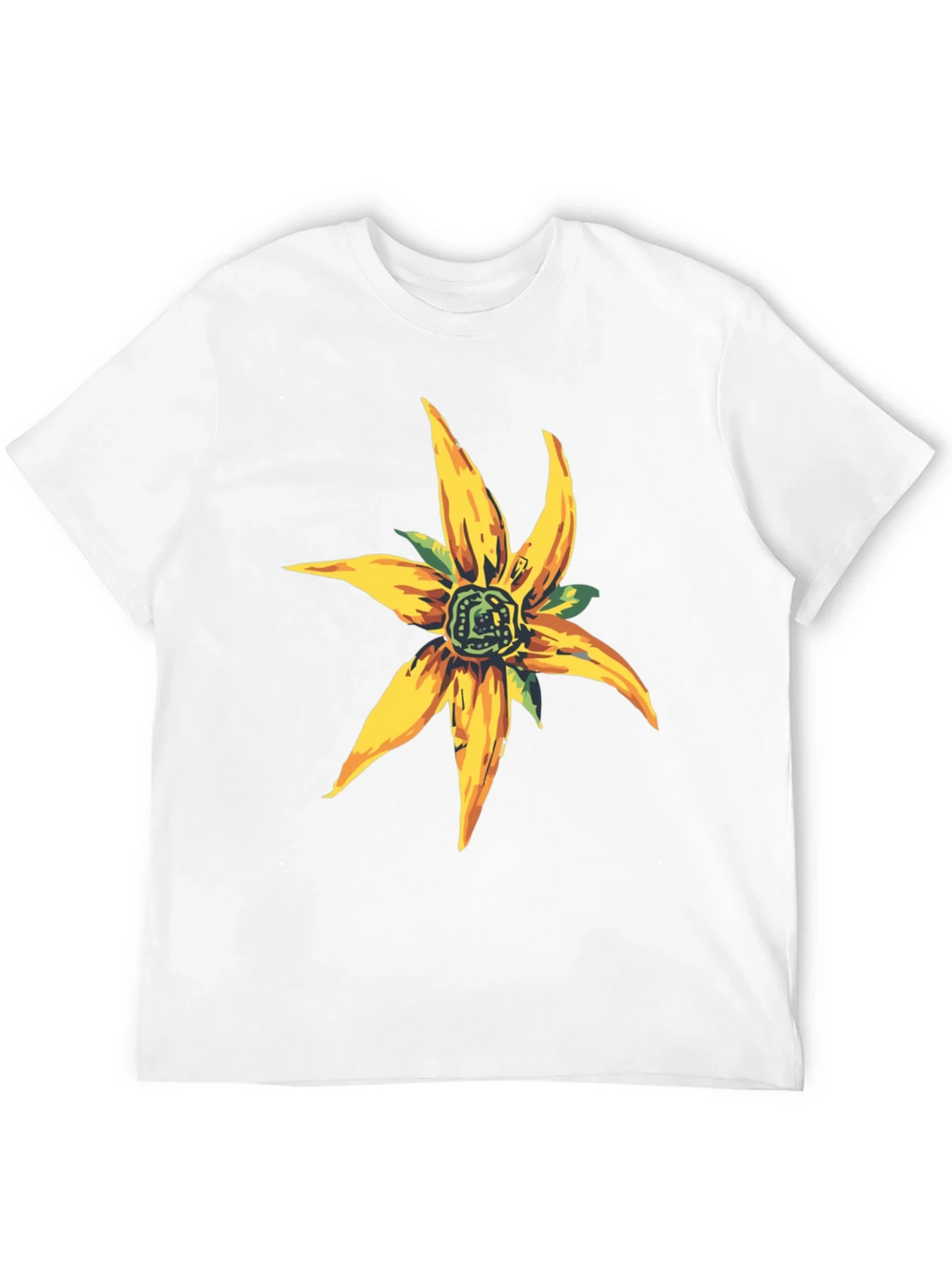 Floral Graphic Black T-Shirt - Casual Style