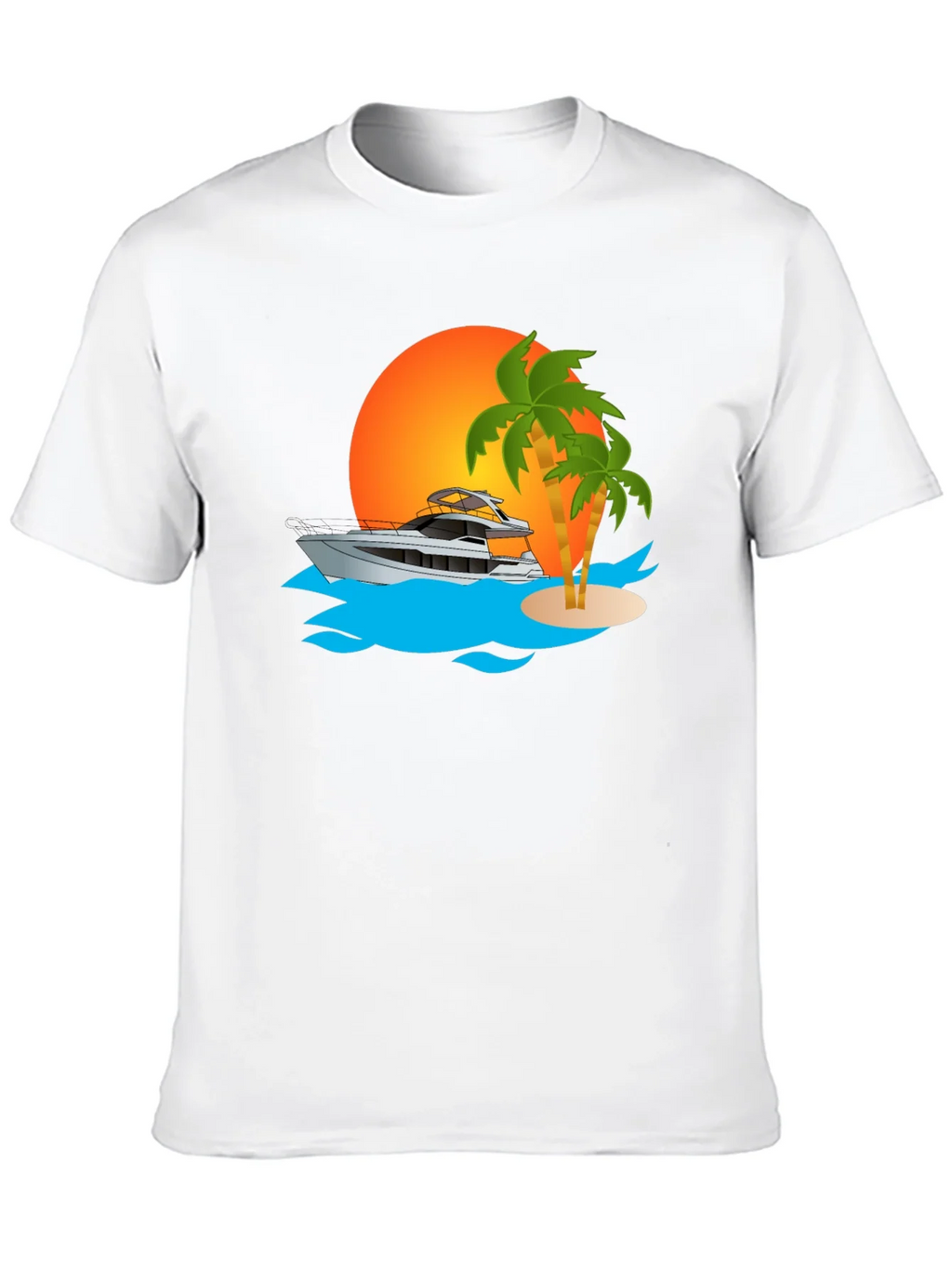 Sunset Yacht Graphic Tee