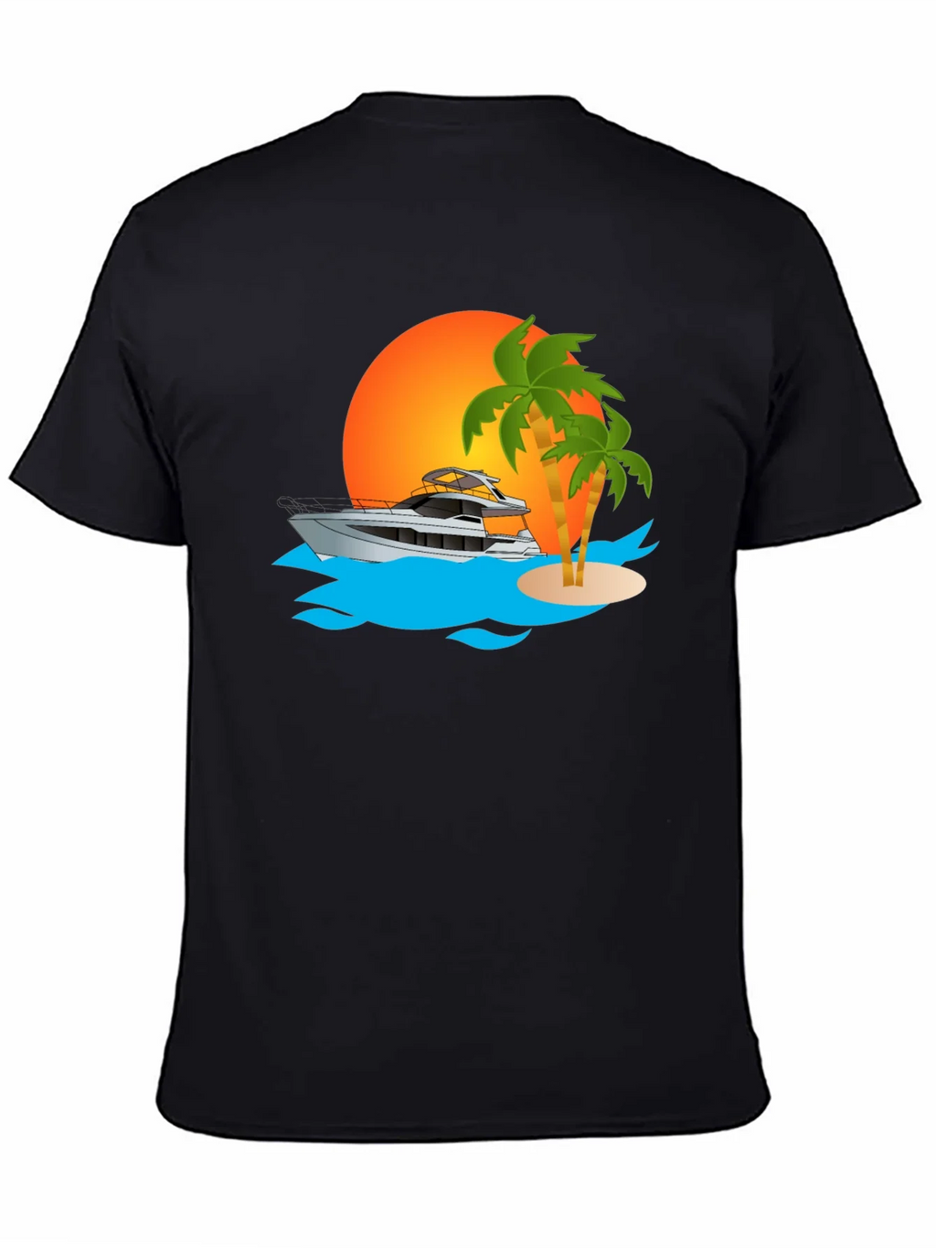 Sunset Yacht Graphic Tee