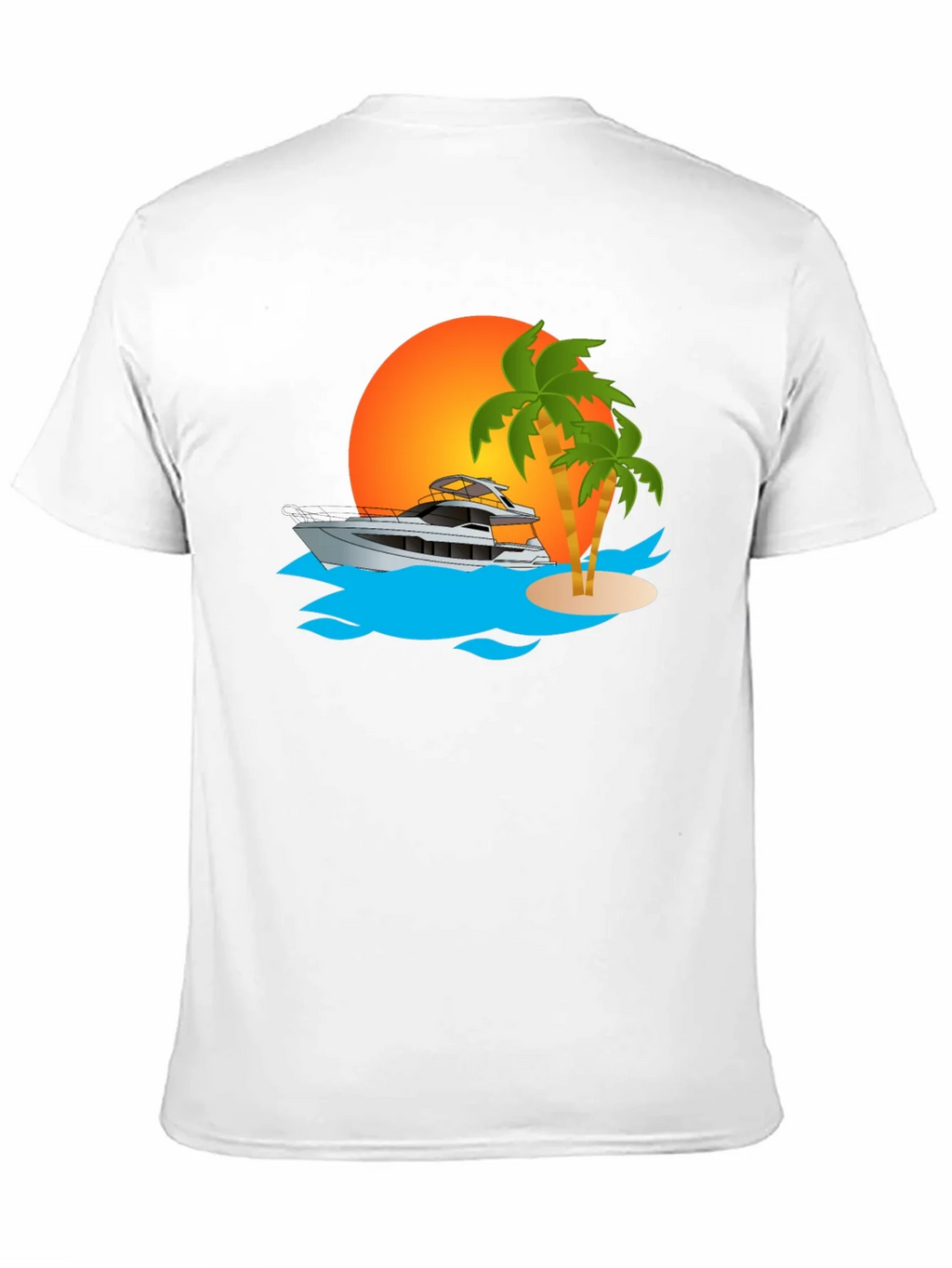 Sunset Yacht Graphic Tee