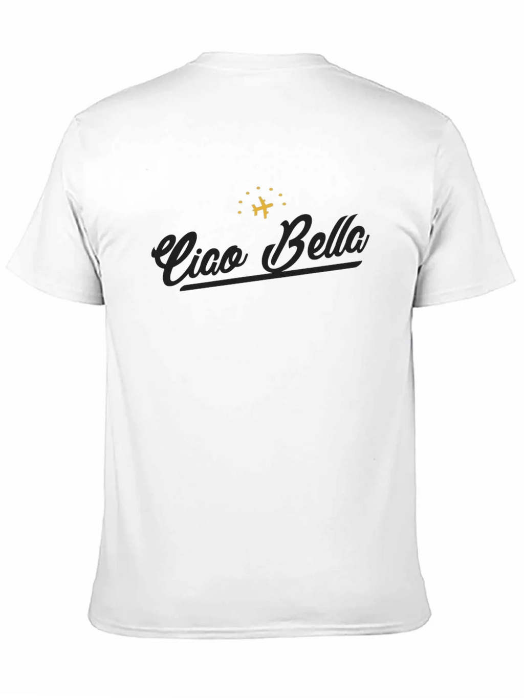 Ciao Bella Graphic Tee - Airplane Design Classic Fit