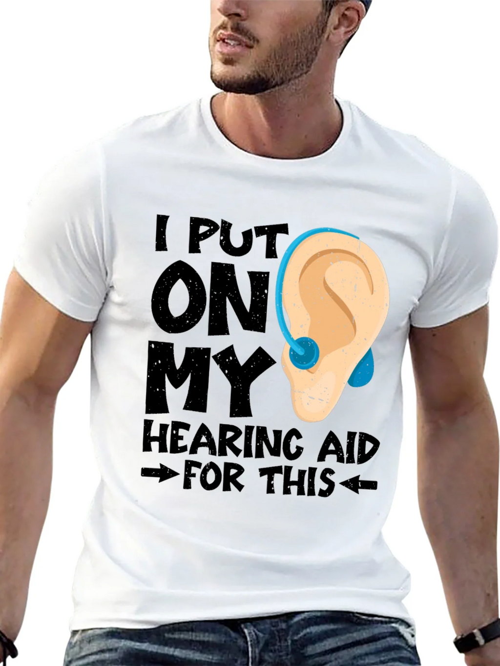 Hearing Aid T-Shirt - Funny Hearing Loss Tee