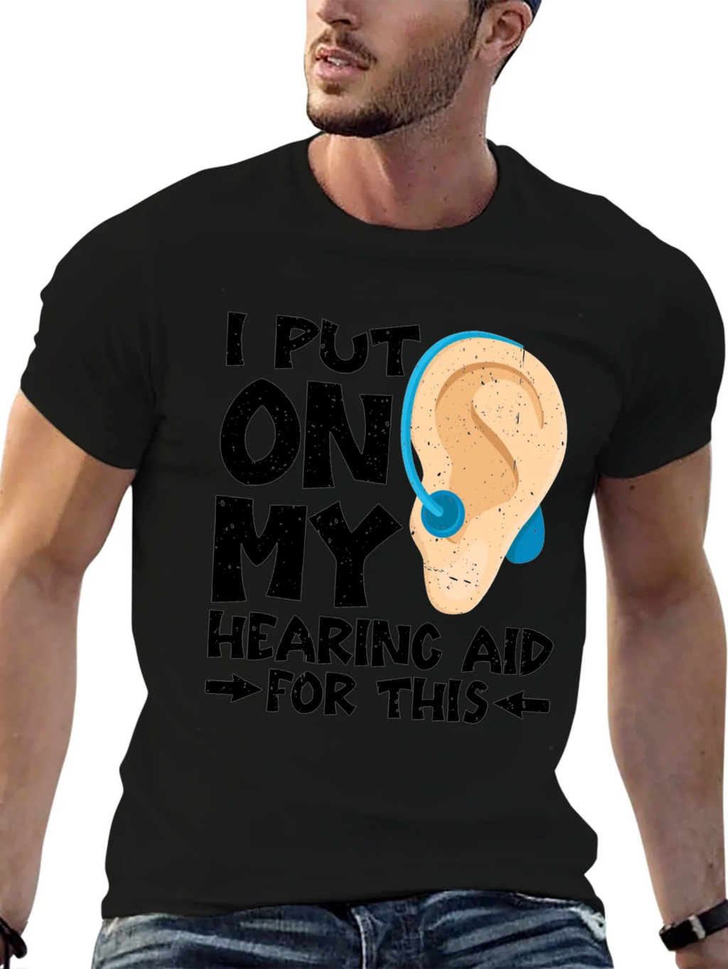 Hearing Aid T-Shirt - Funny Hearing Loss Tee