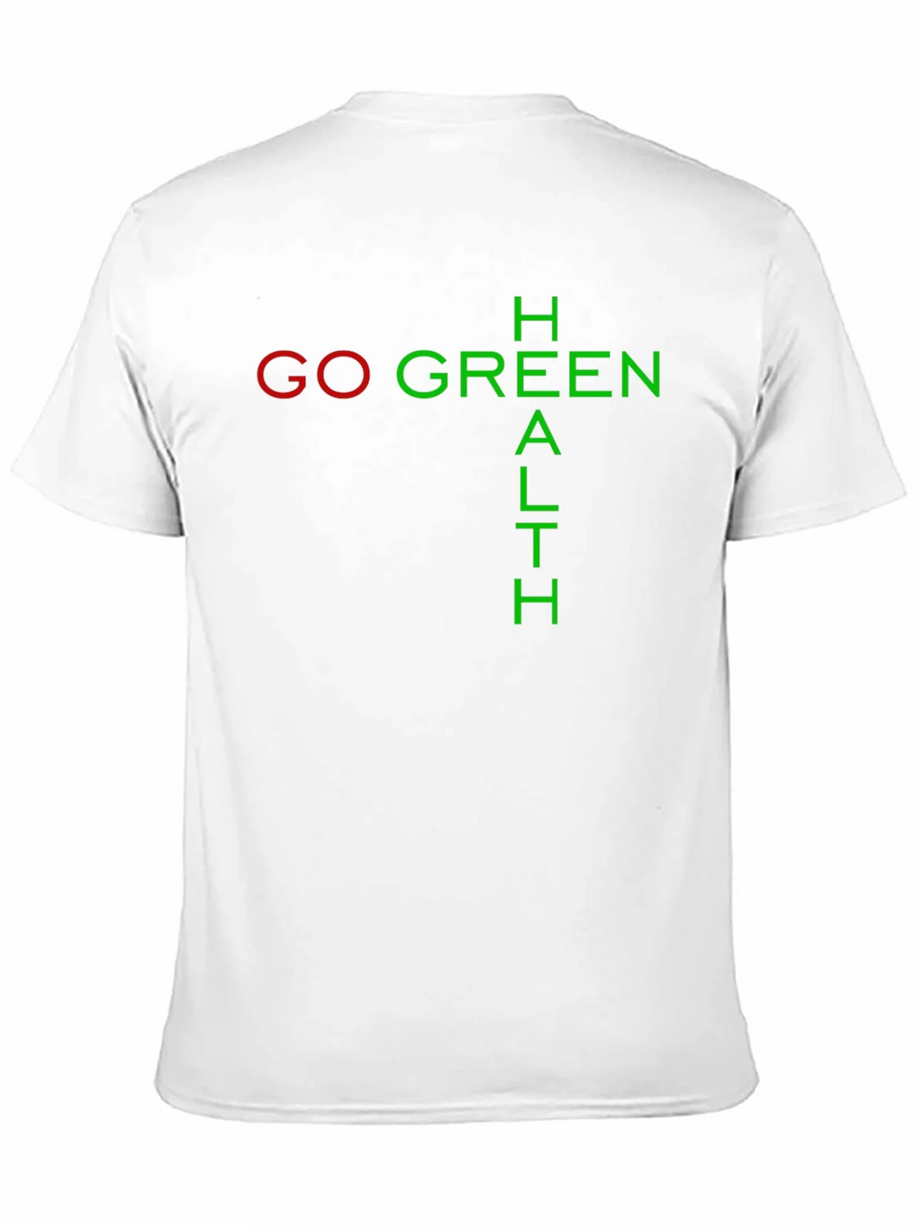 Go Green Health Black Graphic Tee