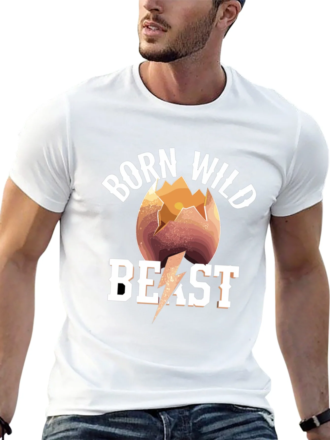 Born Wild Beast T-Shirt - Graphic Tee