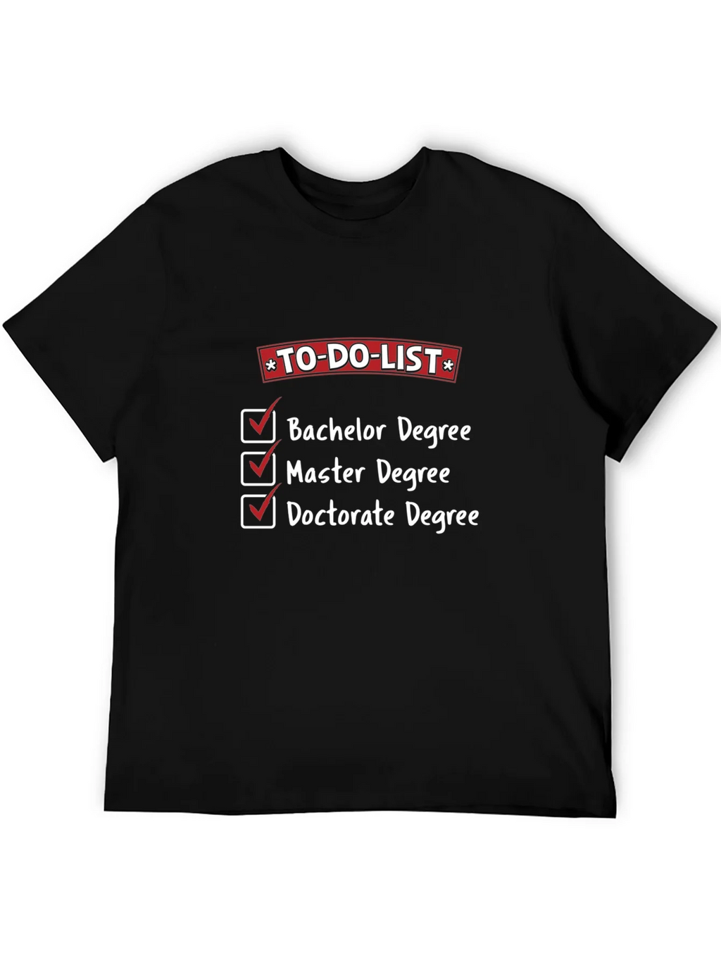 Graduation To-Do List Graphic Tee