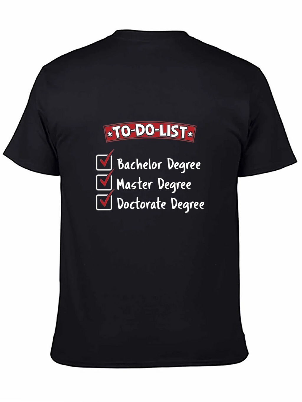 Graduation To-Do List Graphic Tee