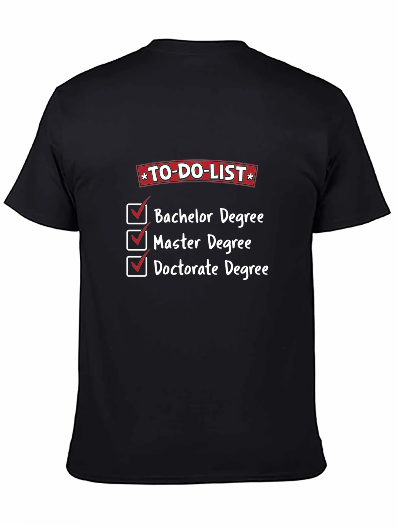 Graduation To-Do List Graphic Tee
