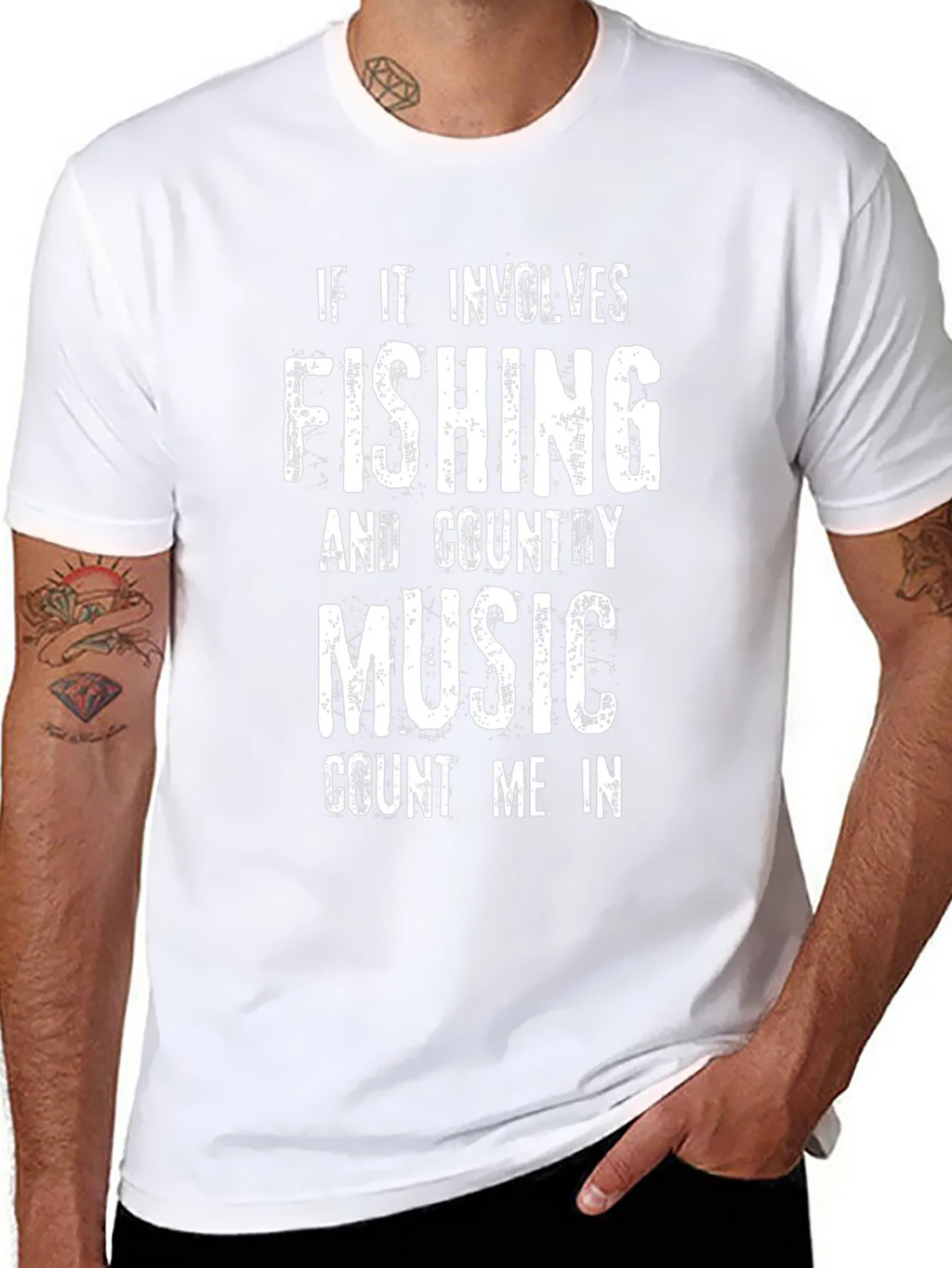 Fishing & Country Music T-Shirt