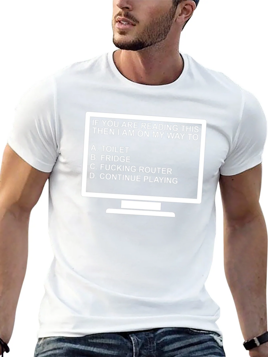Funny Gamer T-Shirt: Router Issues
