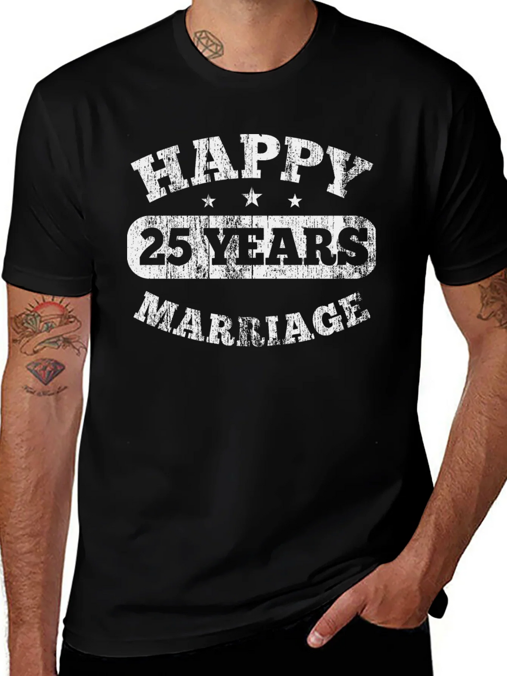 Happy 25th Anniversary Marriage T-Shirt