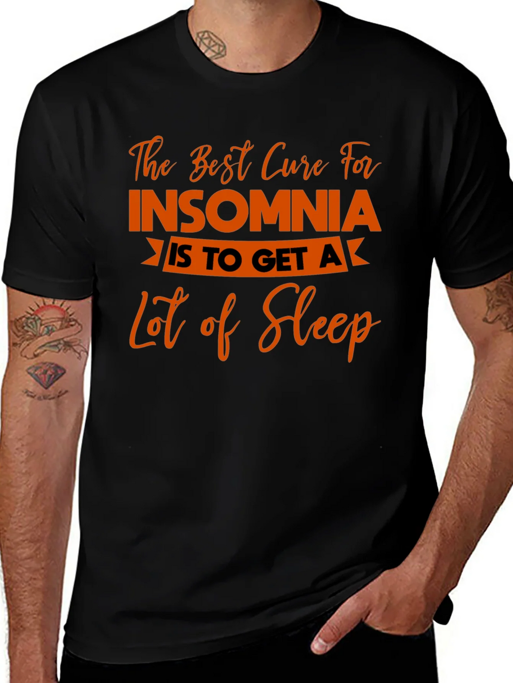 Funny Insomnia Cure T-Shirt - Get More Sleep
