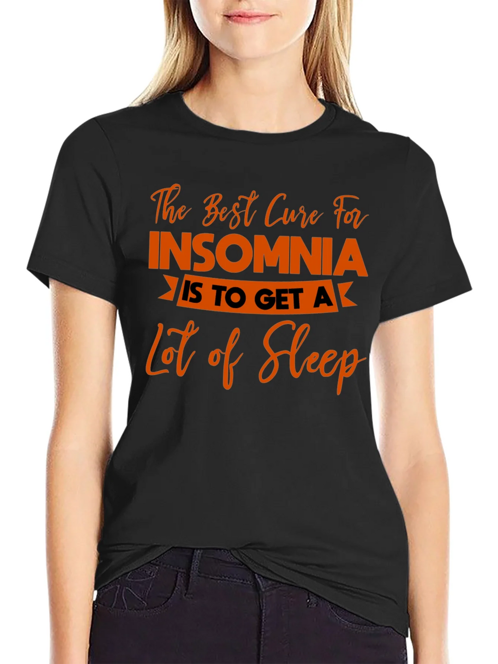 Funny Insomnia Cure T-Shirt - Get More Sleep