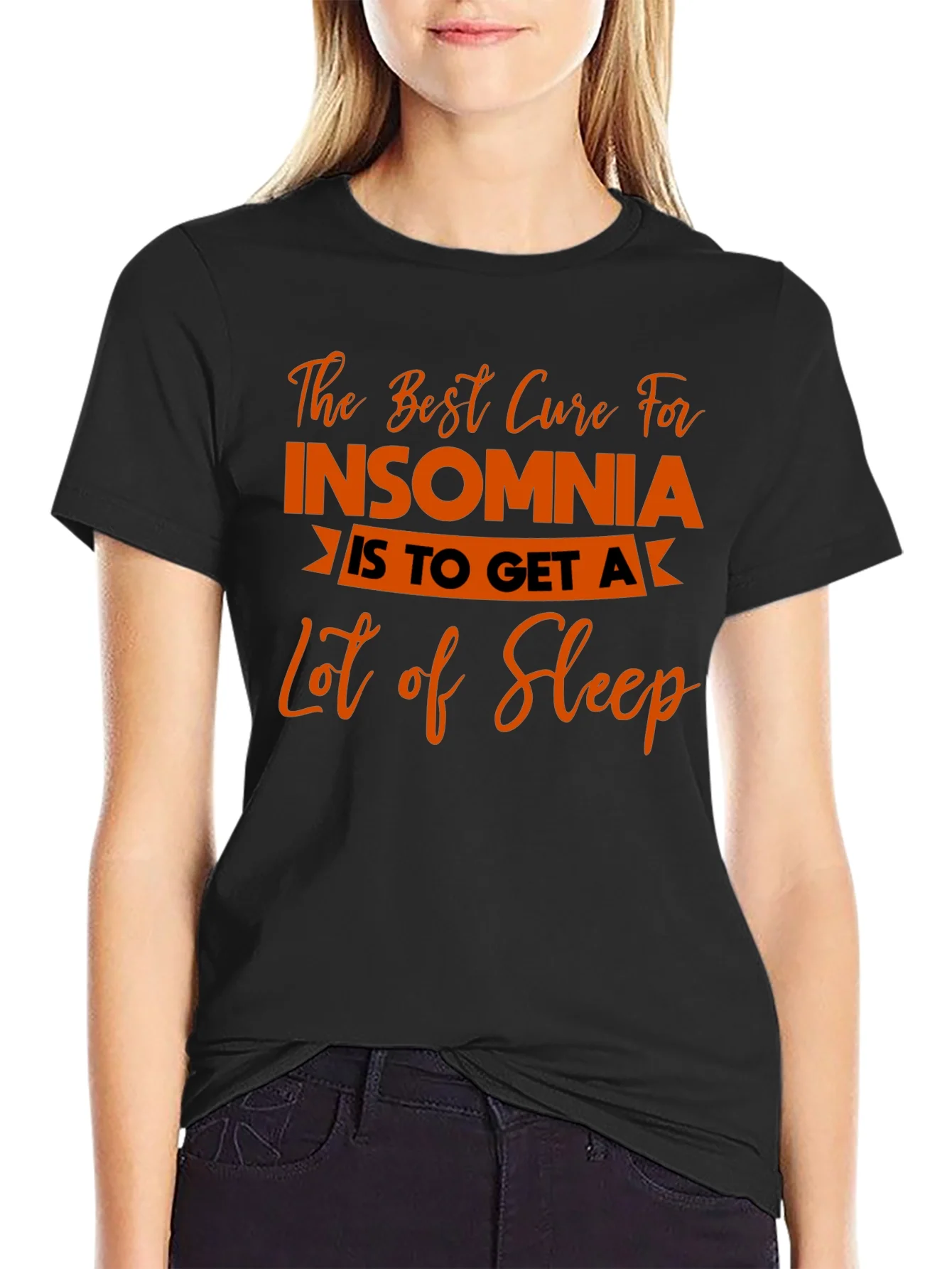 Funny Insomnia Cure T-Shirt - Get More Sleep