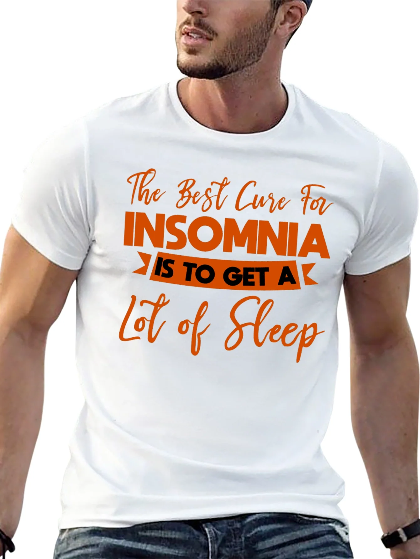 Funny Insomnia Cure T-Shirt - Get More Sleep
