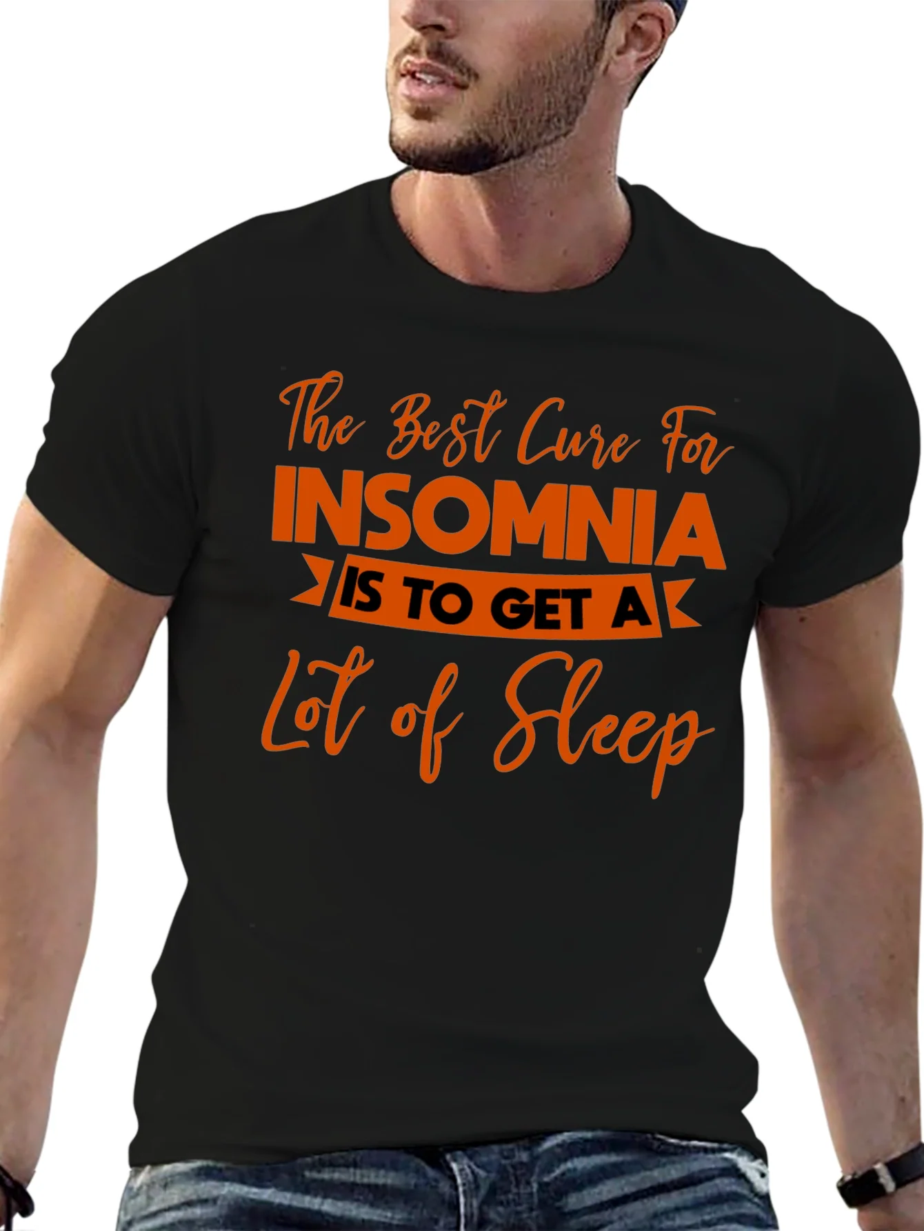 Funny Insomnia Cure T-Shirt - Get More Sleep