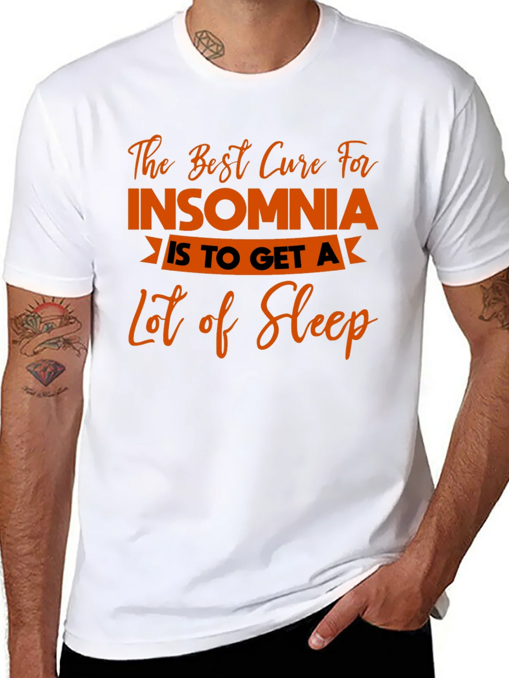 Funny Insomnia Cure T-Shirt - Get More Sleep
