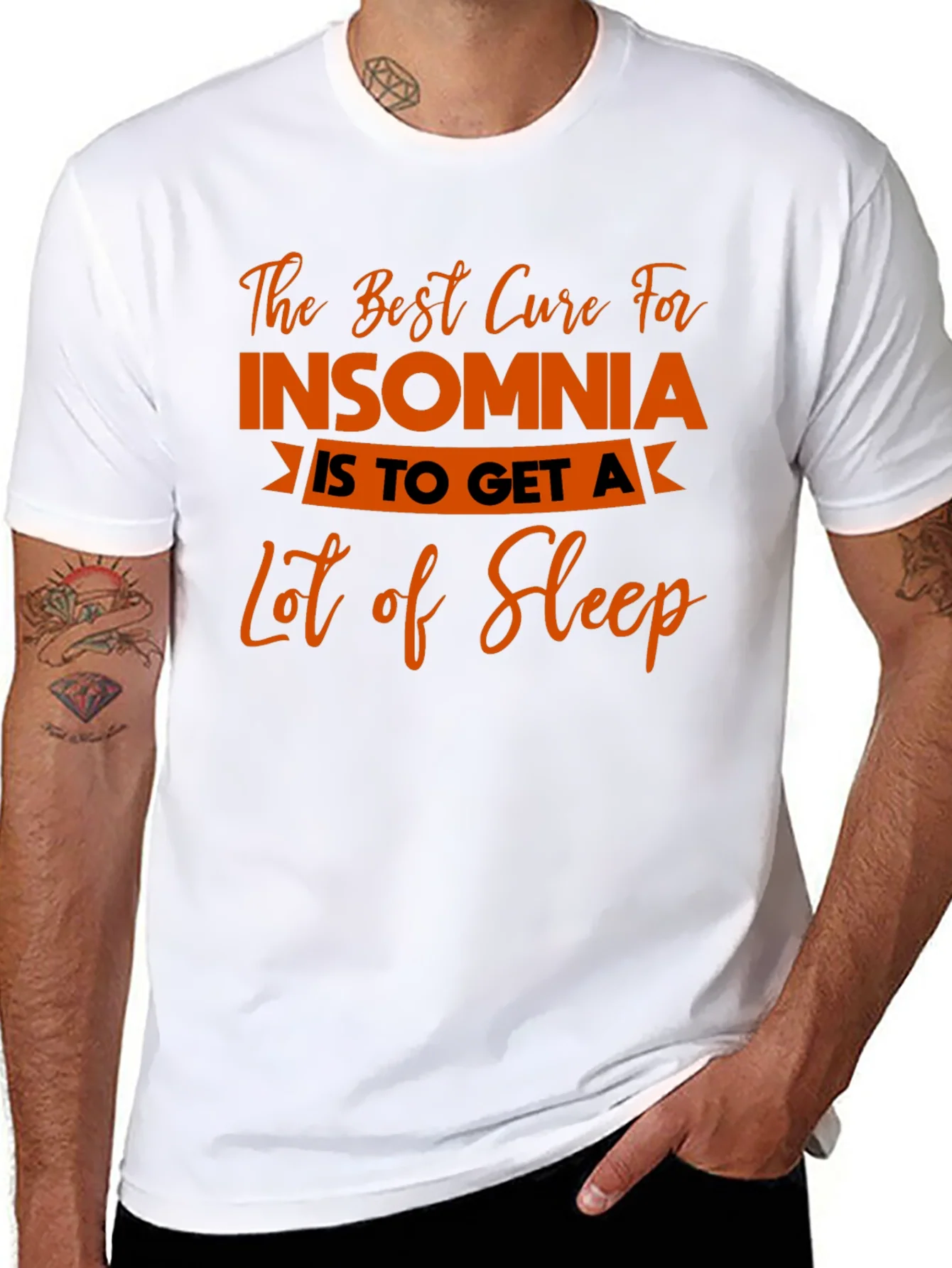 Funny Insomnia Cure T-Shirt - Get More Sleep