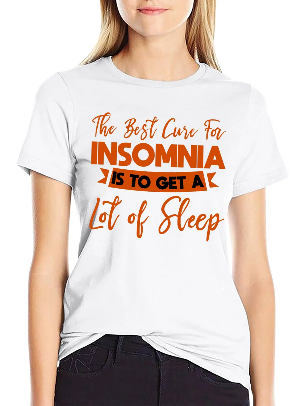 Funny Insomnia Cure T-Shirt - Get More Sleep