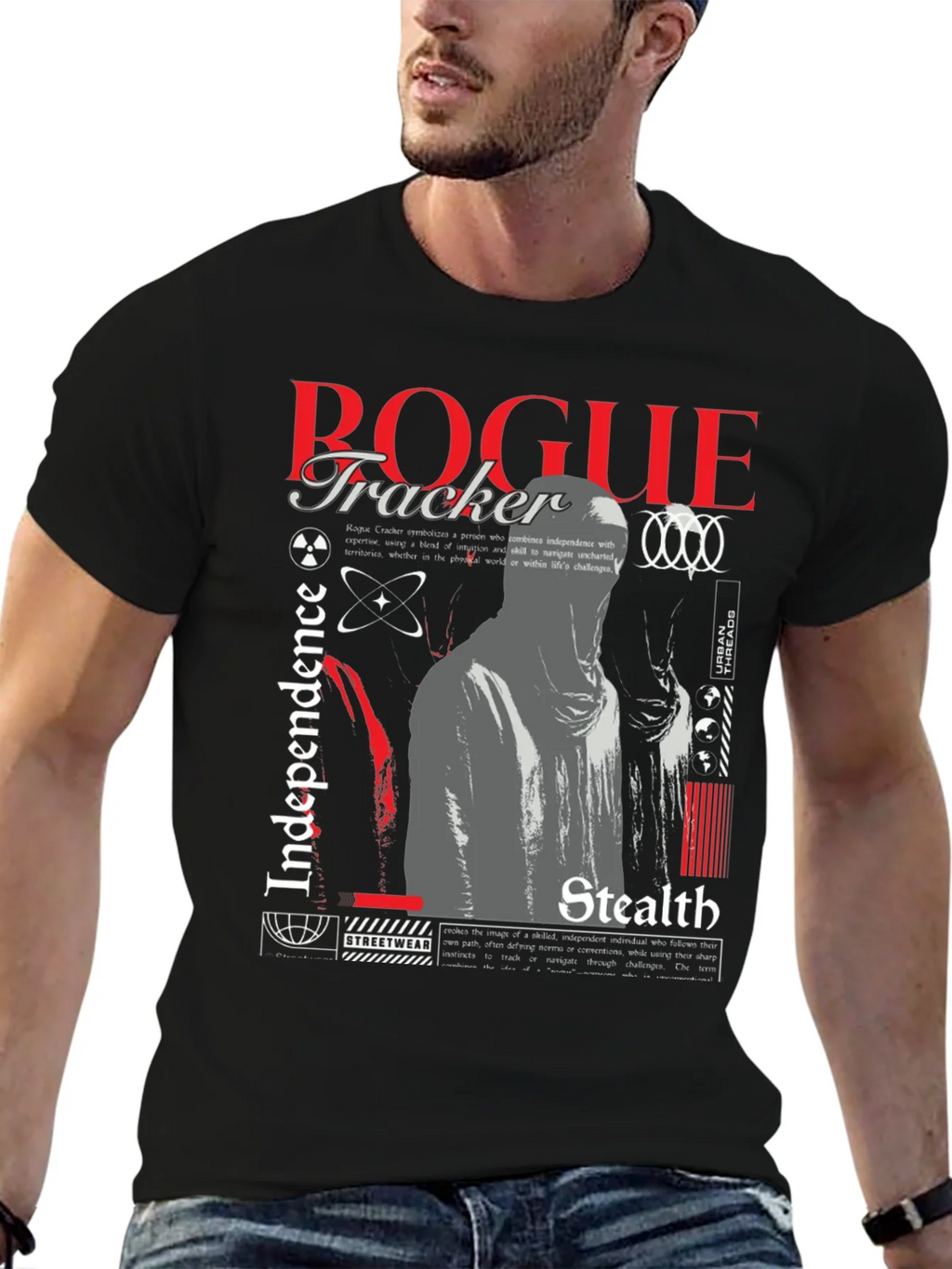 Rogue Tracker Graphic Print Tee - Urban Style