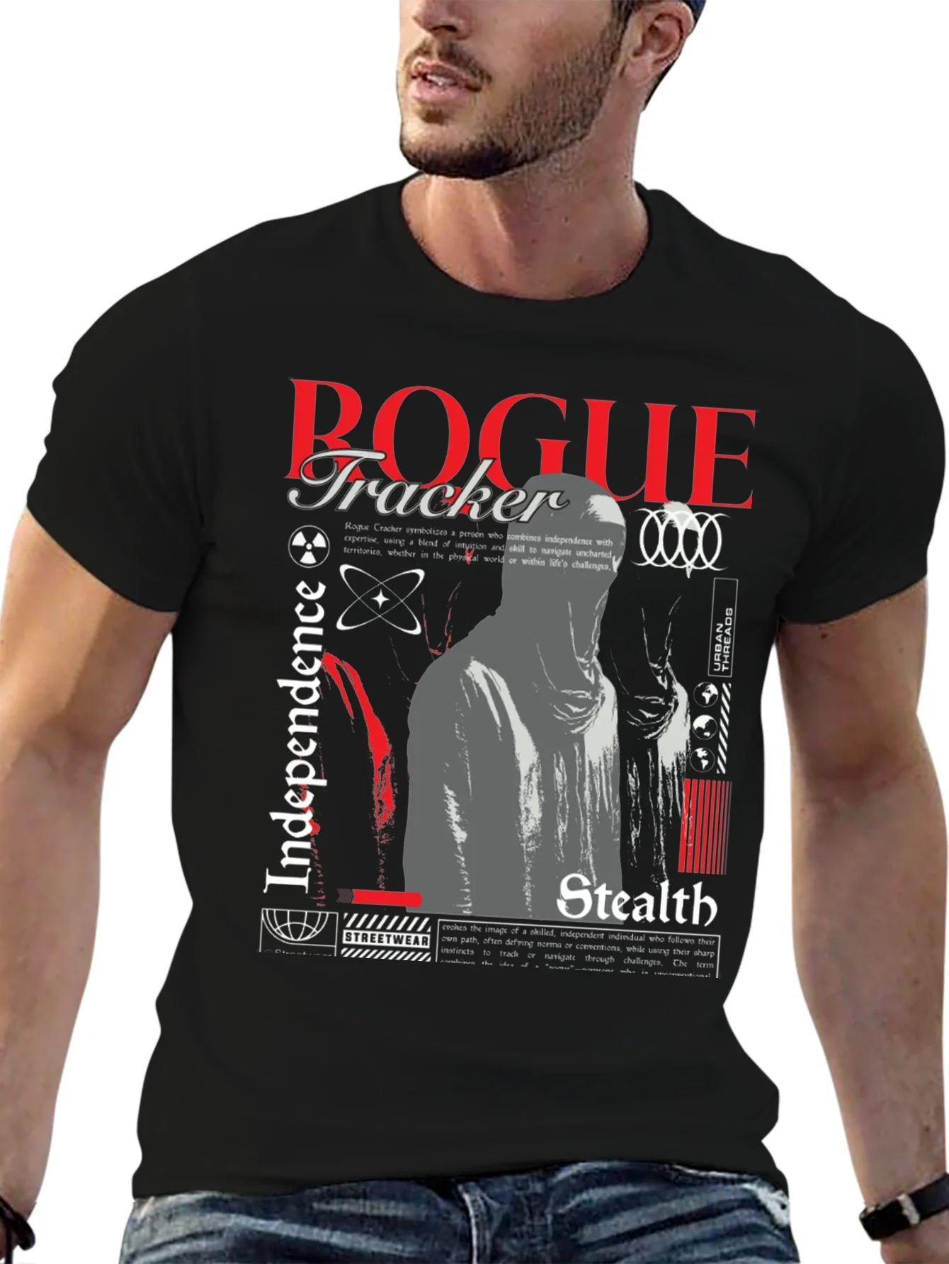Rogue Tracker Graphic Print Tee - Urban Style