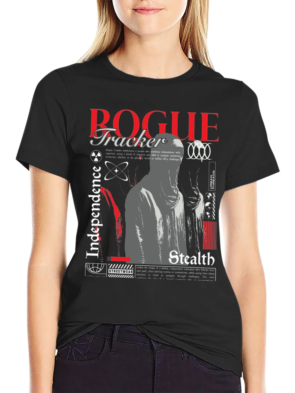 Rogue Tracker Graphic Print Tee - Urban Style