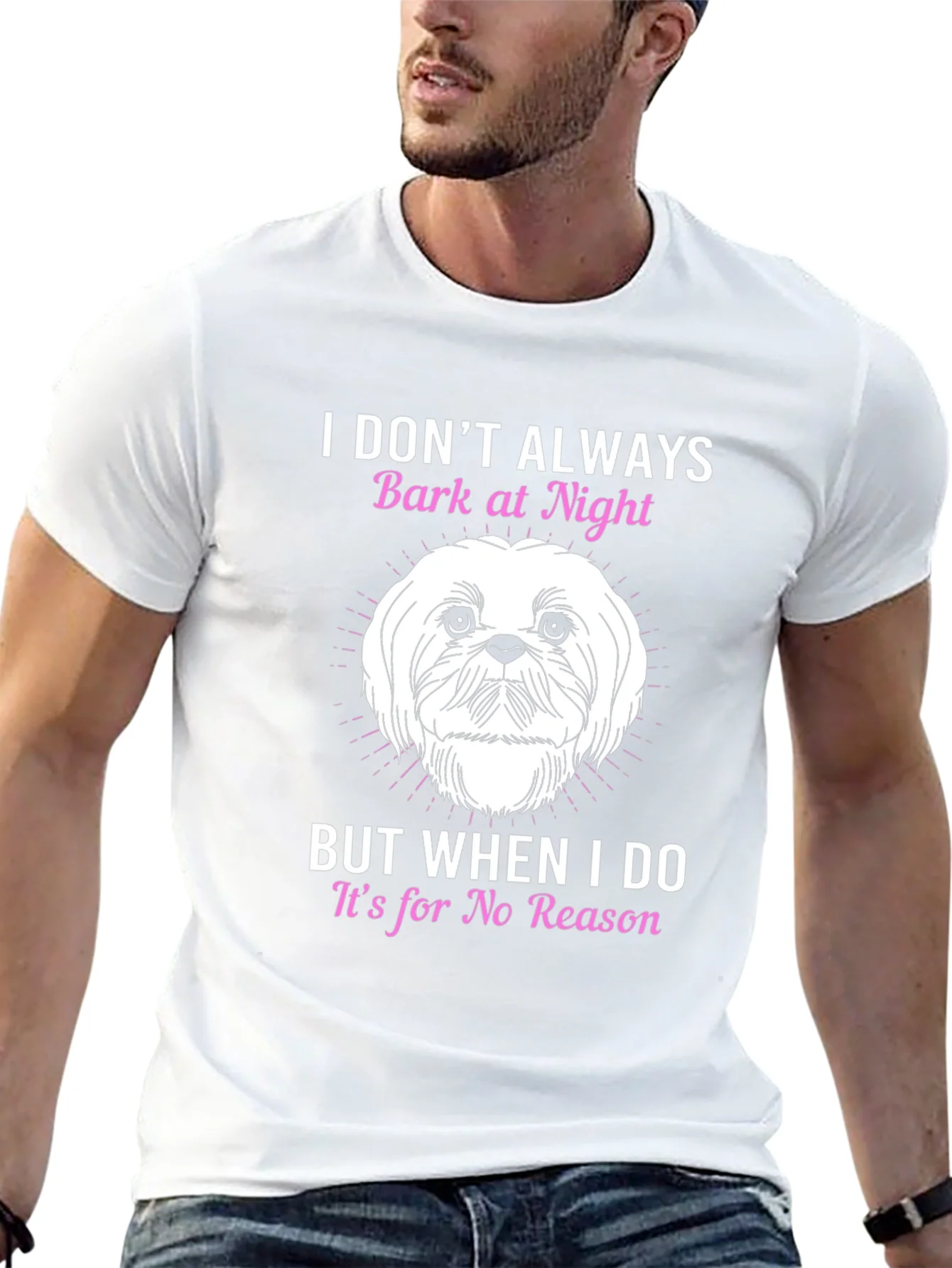 Dog Lover T-Shirt - I Dont Always Bark At Night