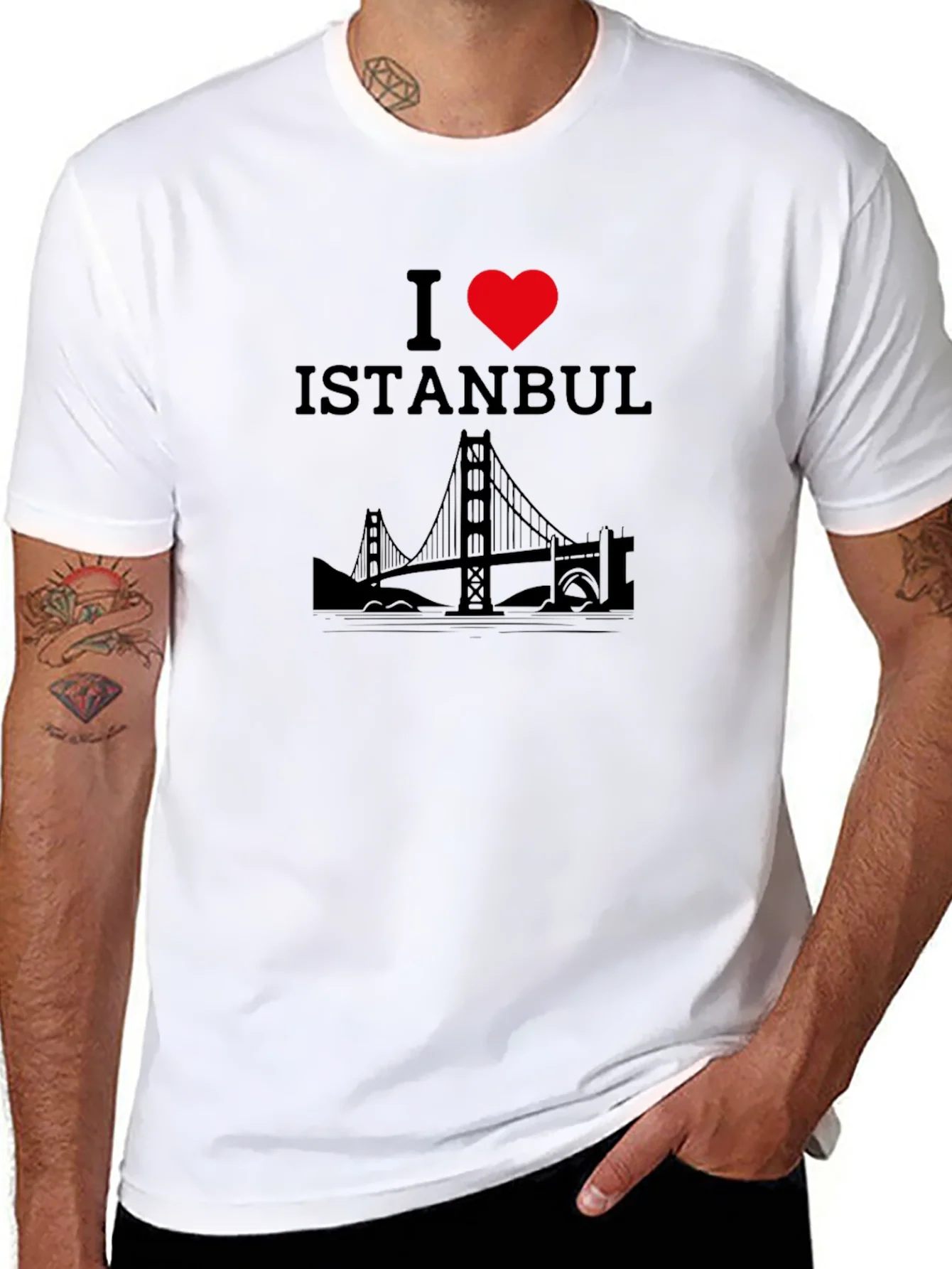 I Love Istanbul Black T-Shirt