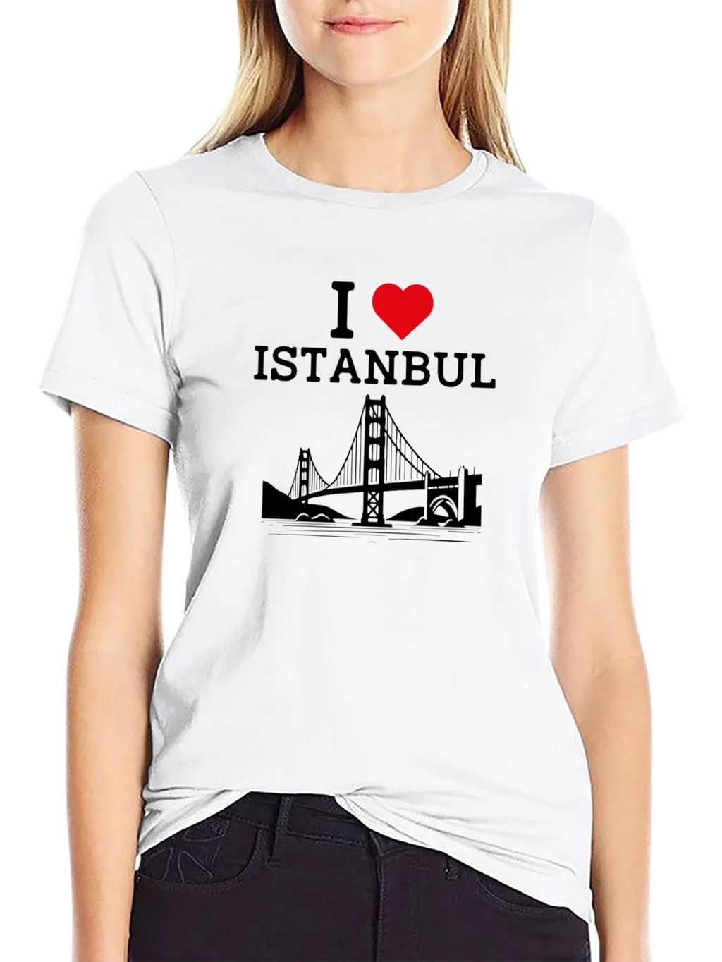I Love Istanbul Black T-Shirt