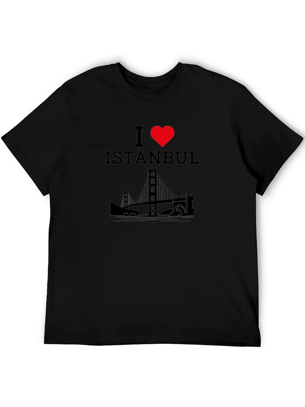 I Love Istanbul Black T-Shirt