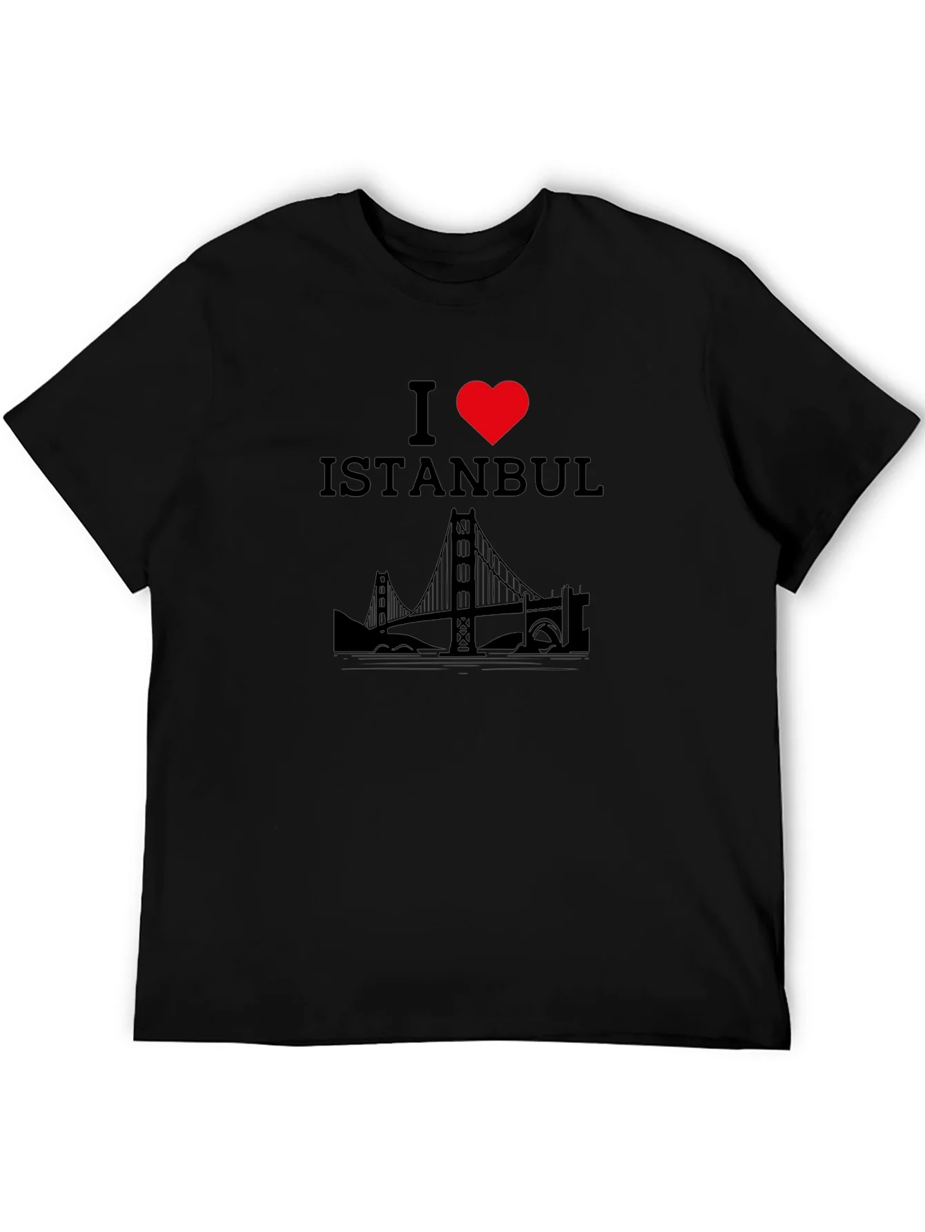 I Love Istanbul Black T-Shirt
