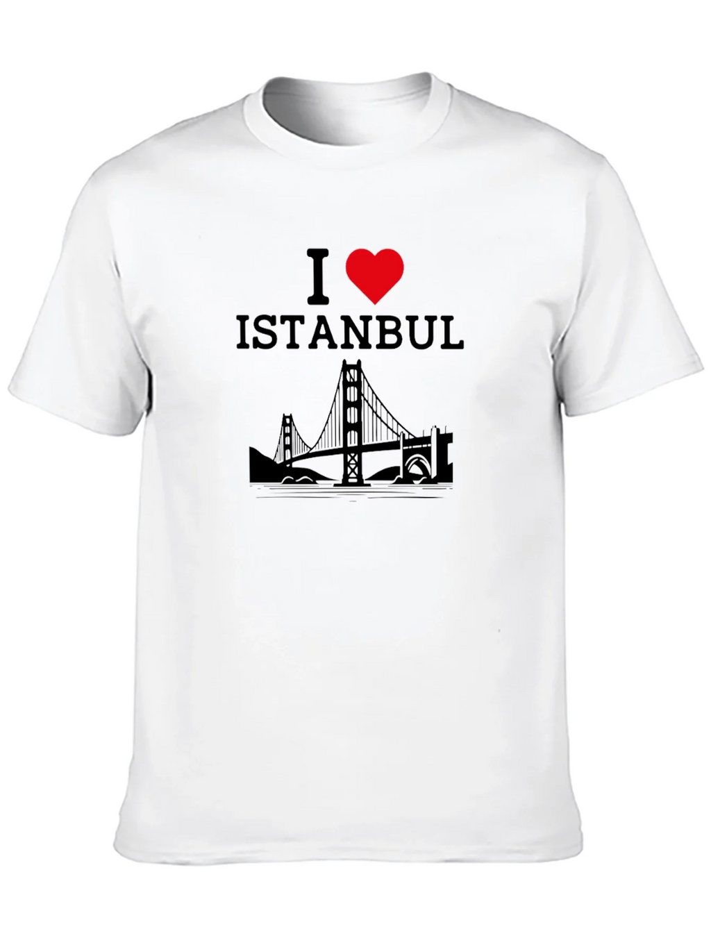 I Love Istanbul Black T-Shirt