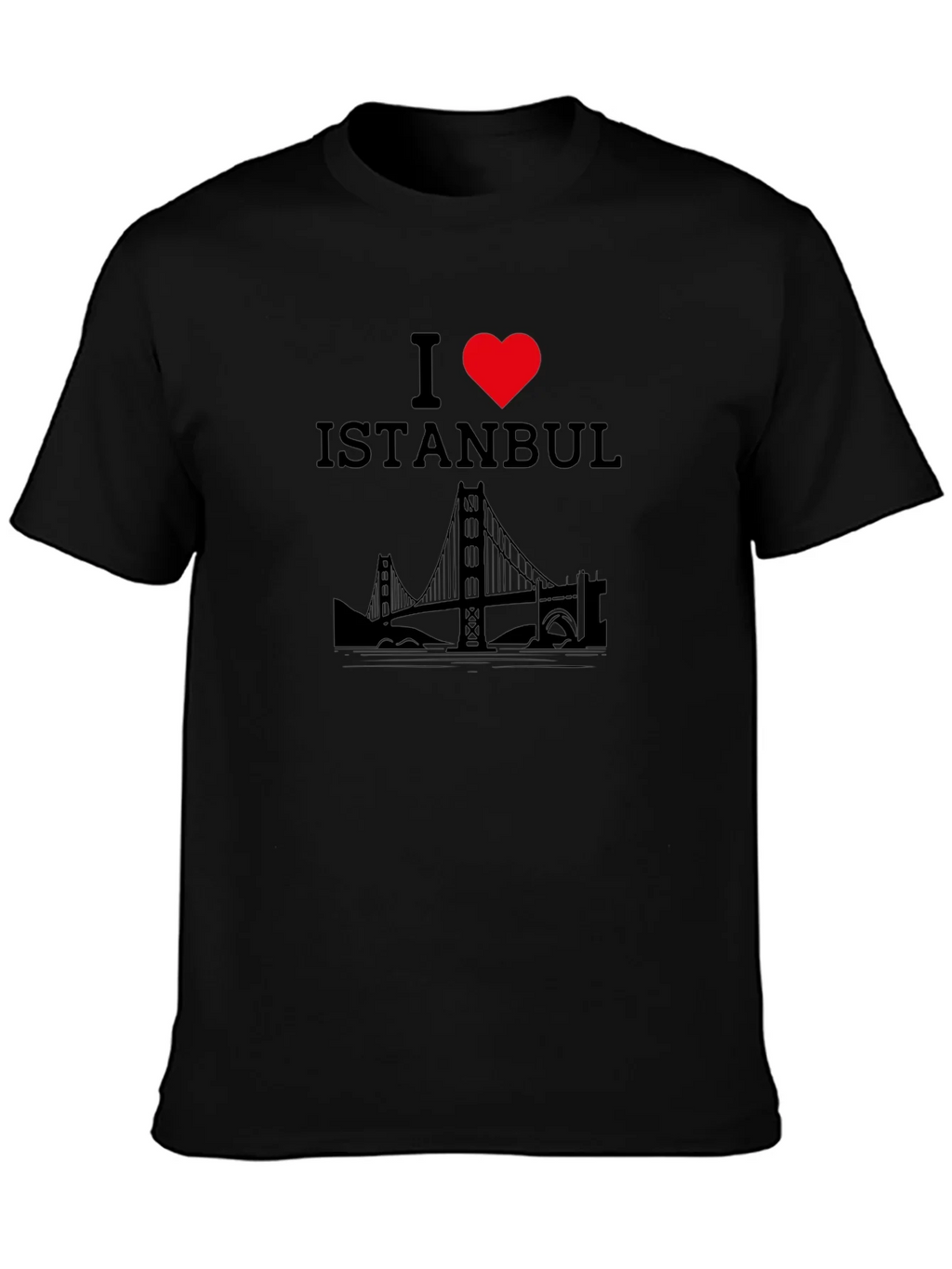 I Love Istanbul Black T-Shirt