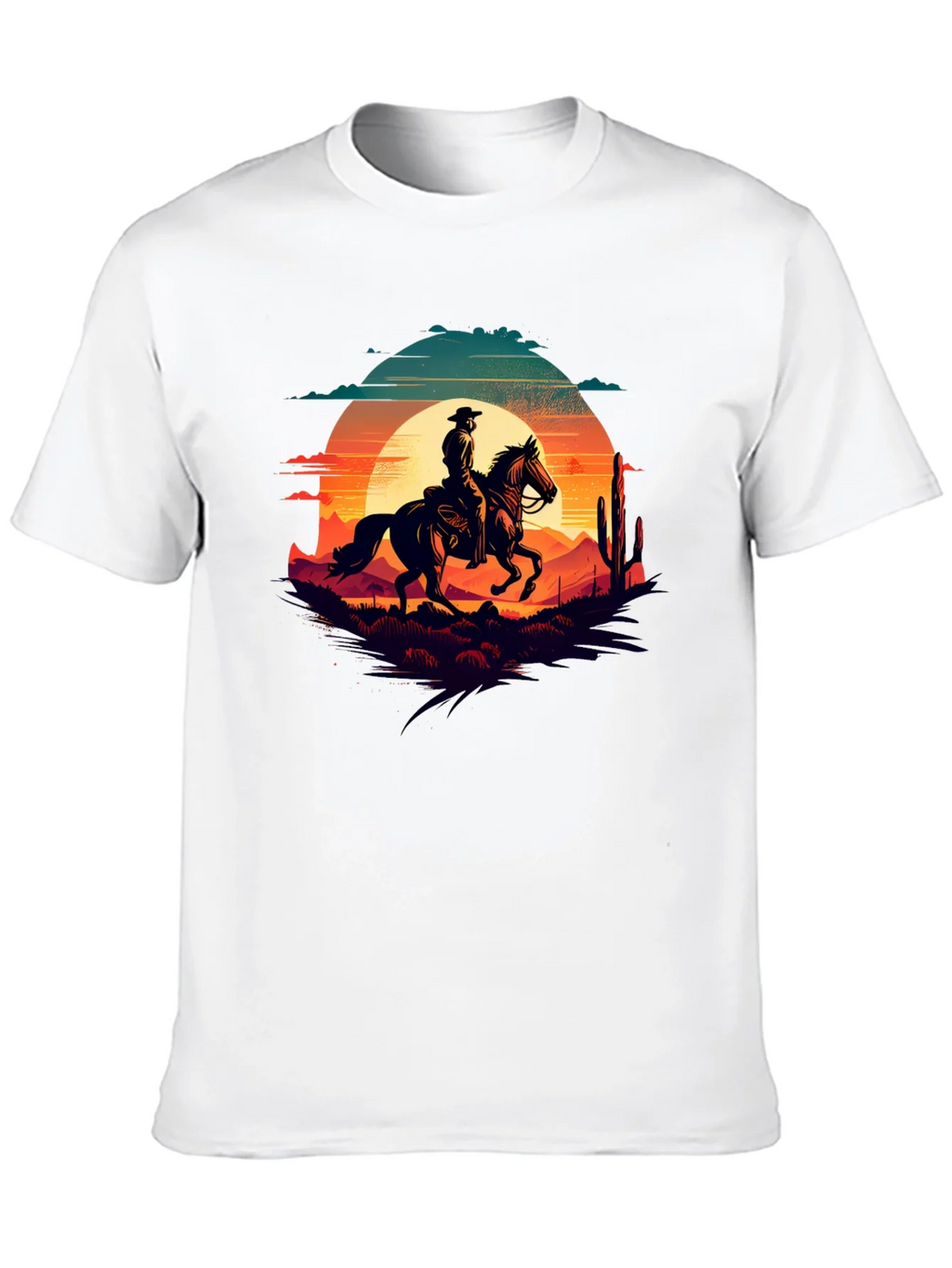 Cowboy Sunset Graphic Tee