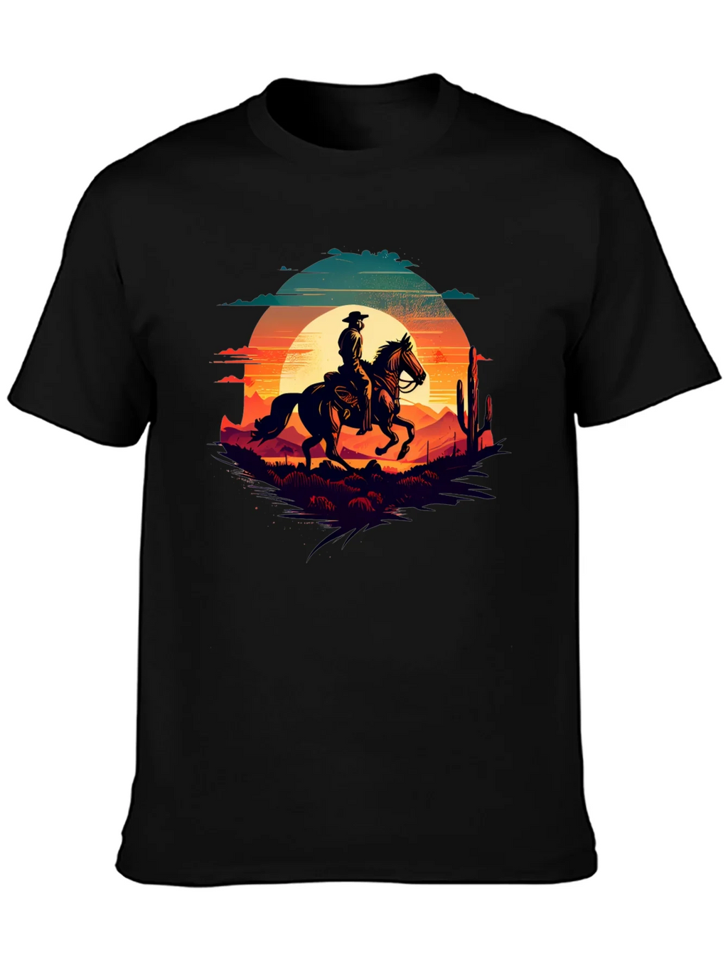 Cowboy Sunset Graphic Tee