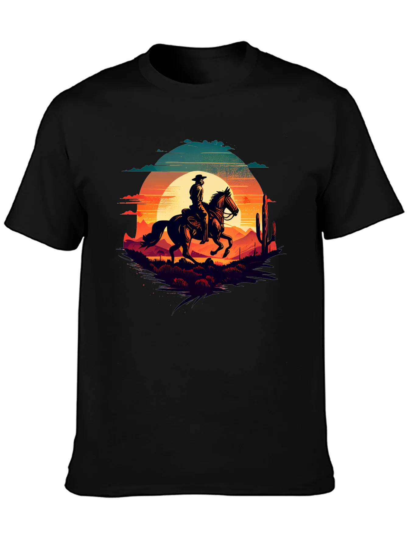 Cowboy Sunset Graphic Tee