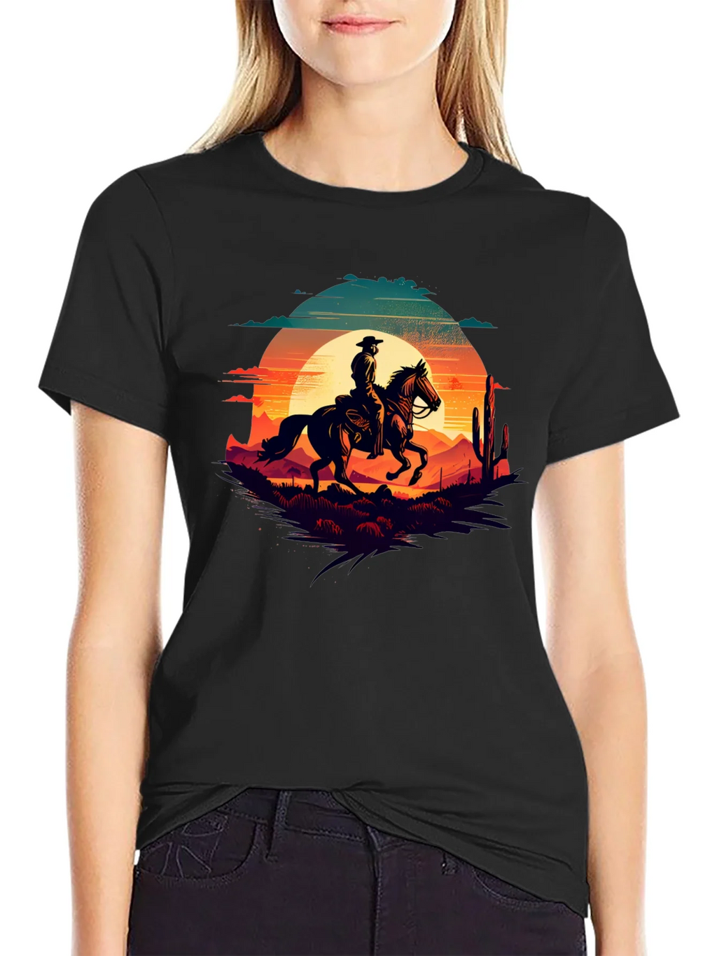 Cowboy Sunset Graphic Tee