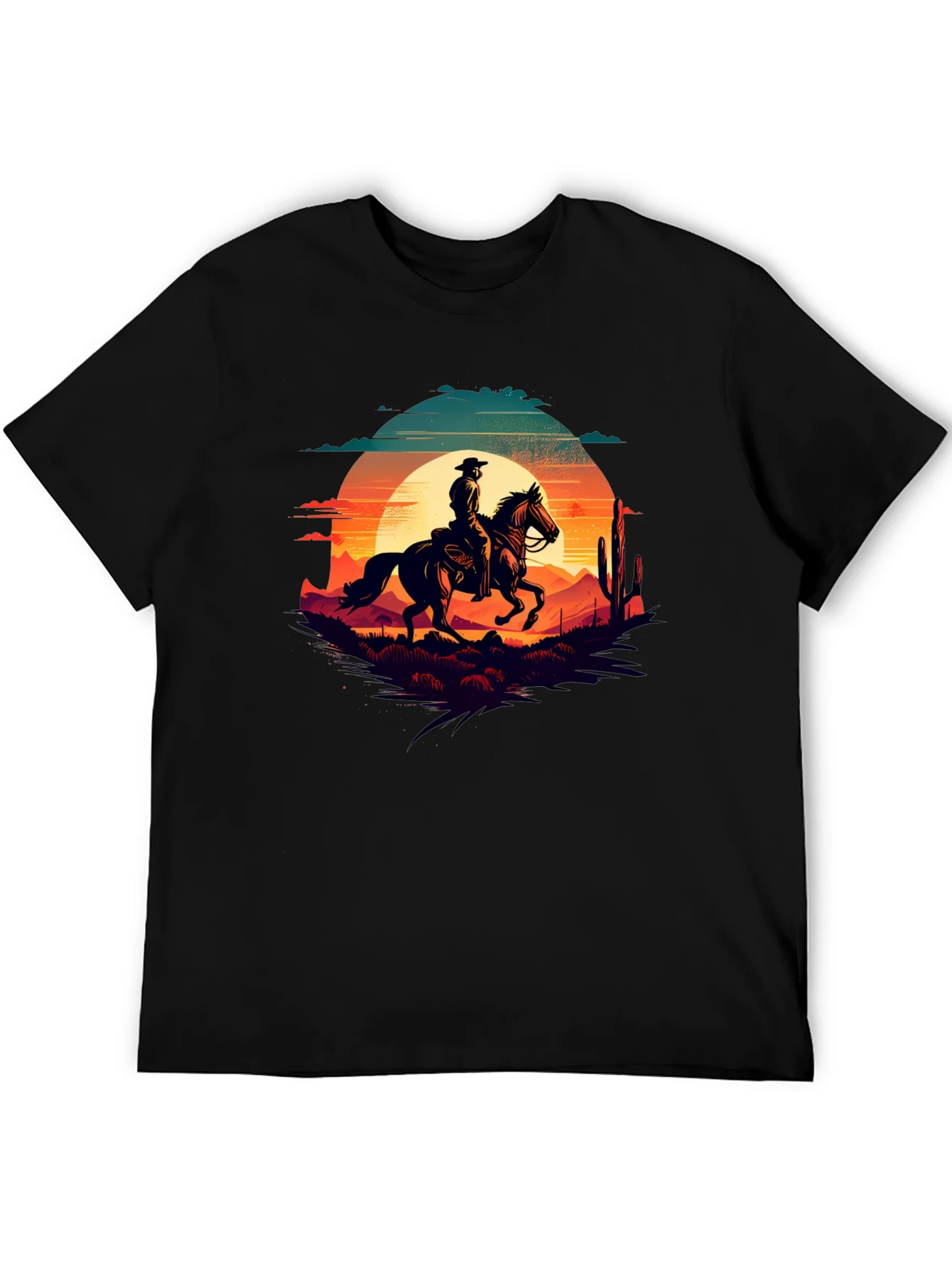 Cowboy Sunset Graphic Tee