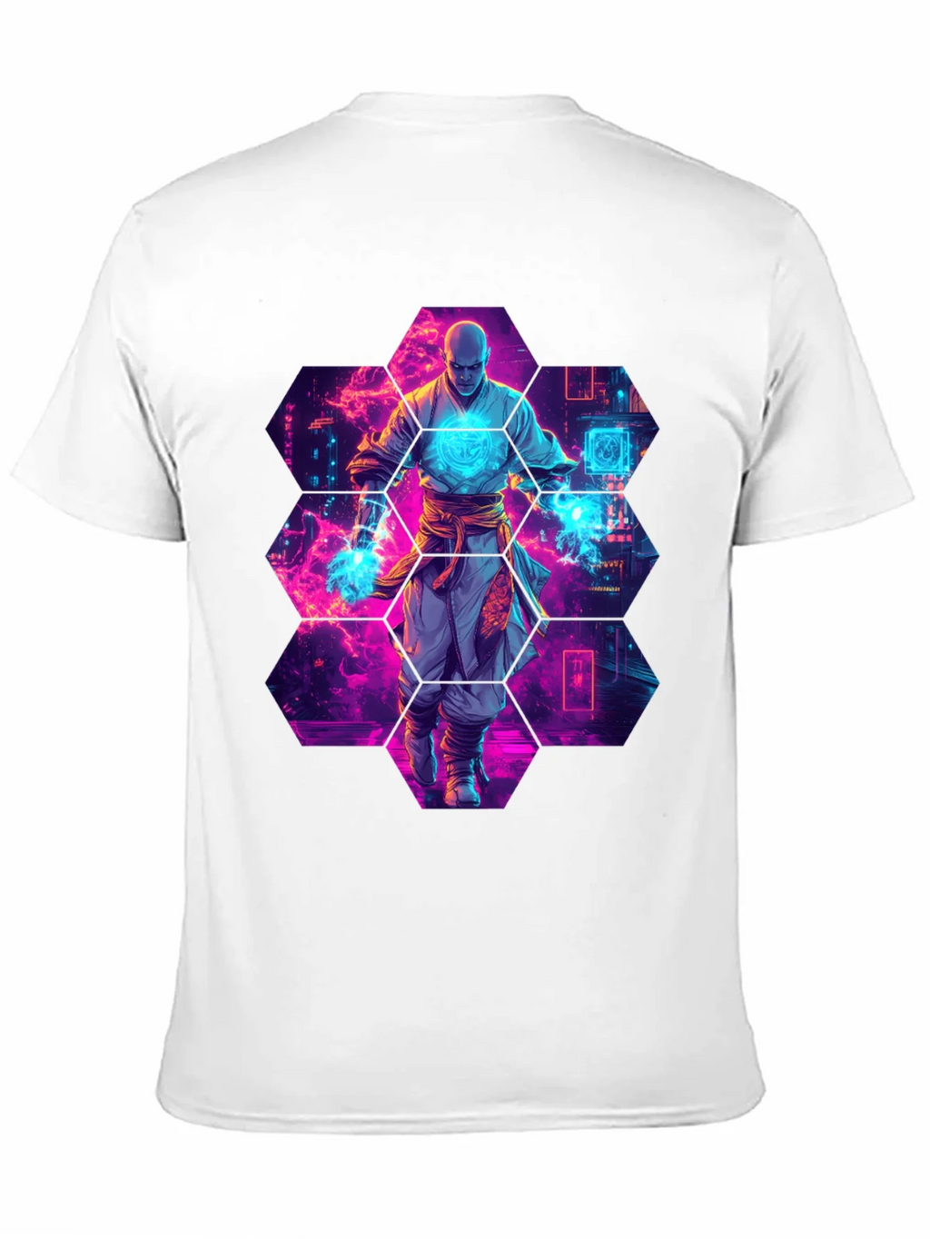 Cyberpunk Monk Graphic T-Shirt