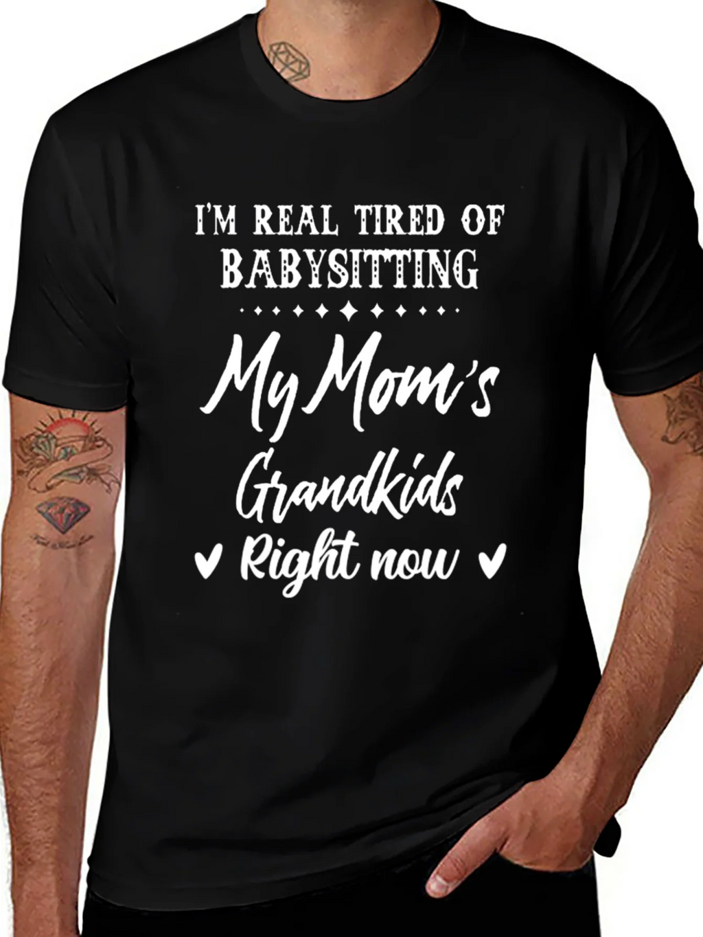 Funny Grandparent Babysitting T-Shirt