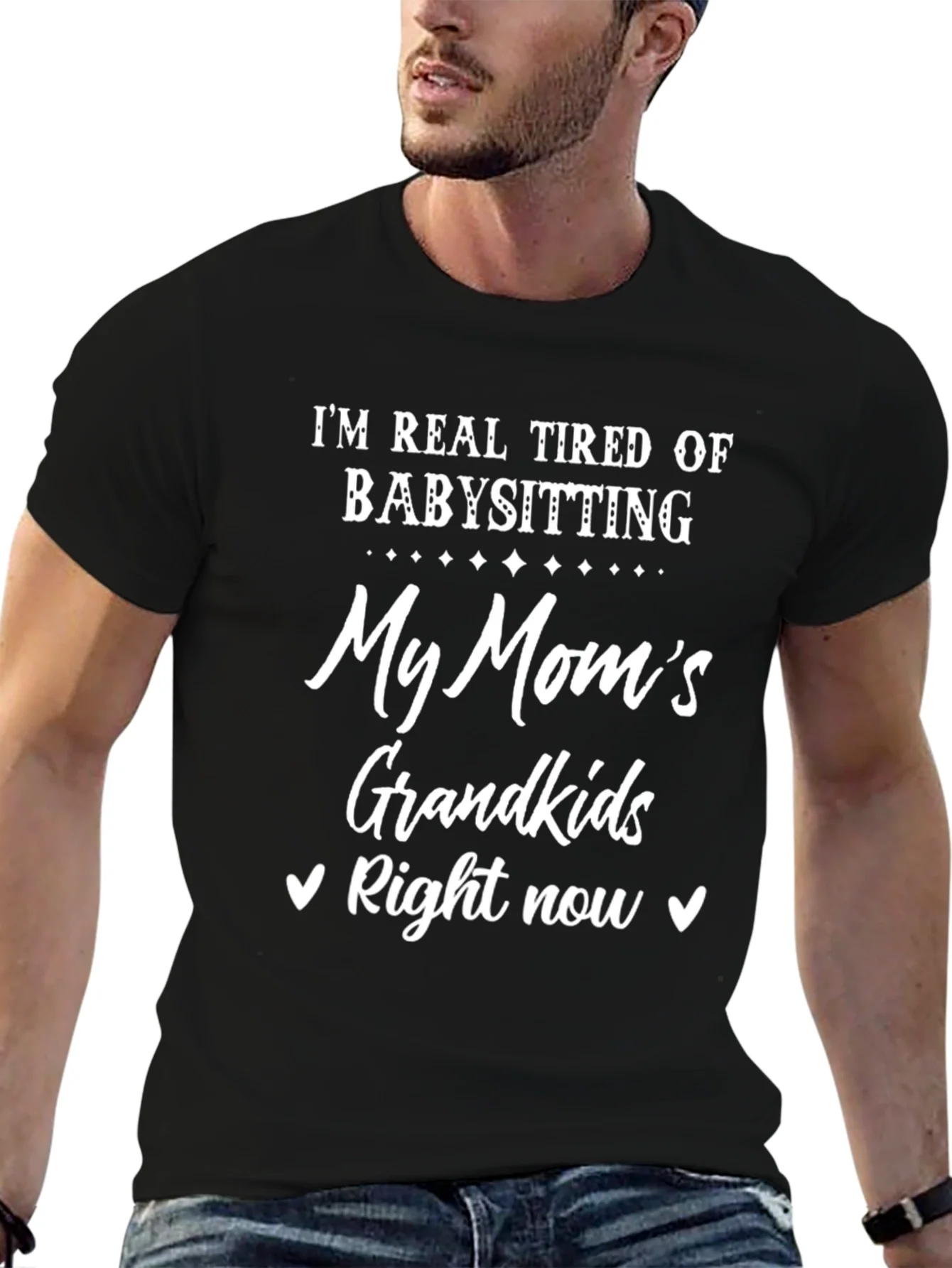 Funny Grandparent Babysitting T-Shirt