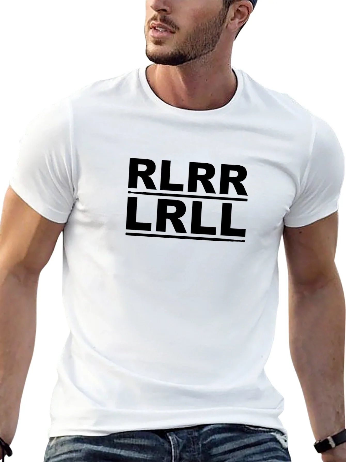 RLRR LRLL T-Shirt - Drumming Notation Tee