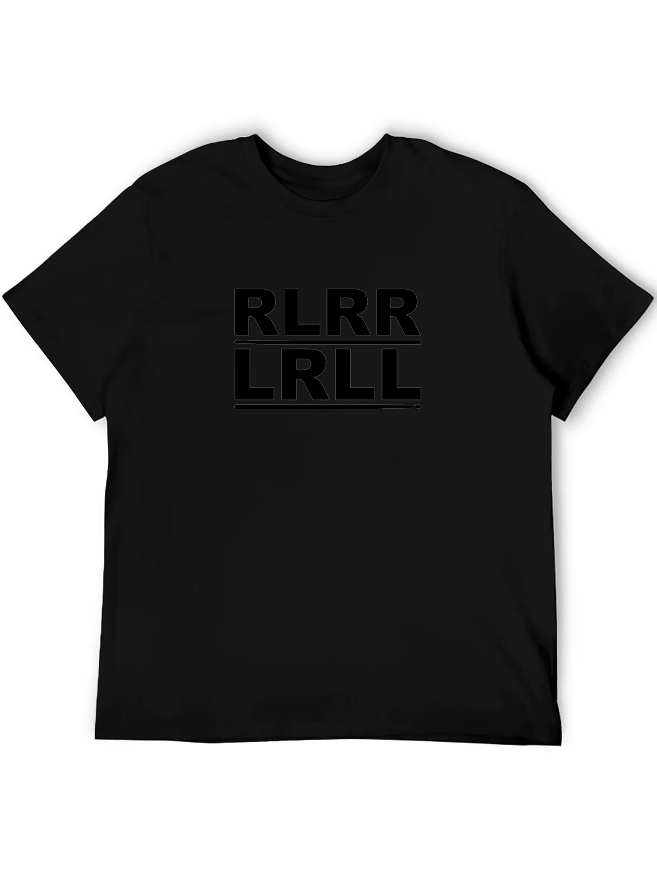 RLRR LRLL T-Shirt - Drumming Notation Tee