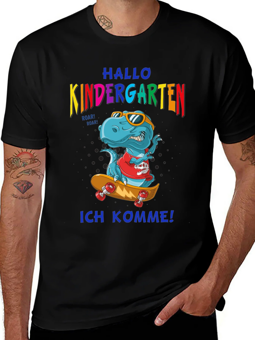 Dinosaur Kindergarten T-Shirt - Back to School Tee