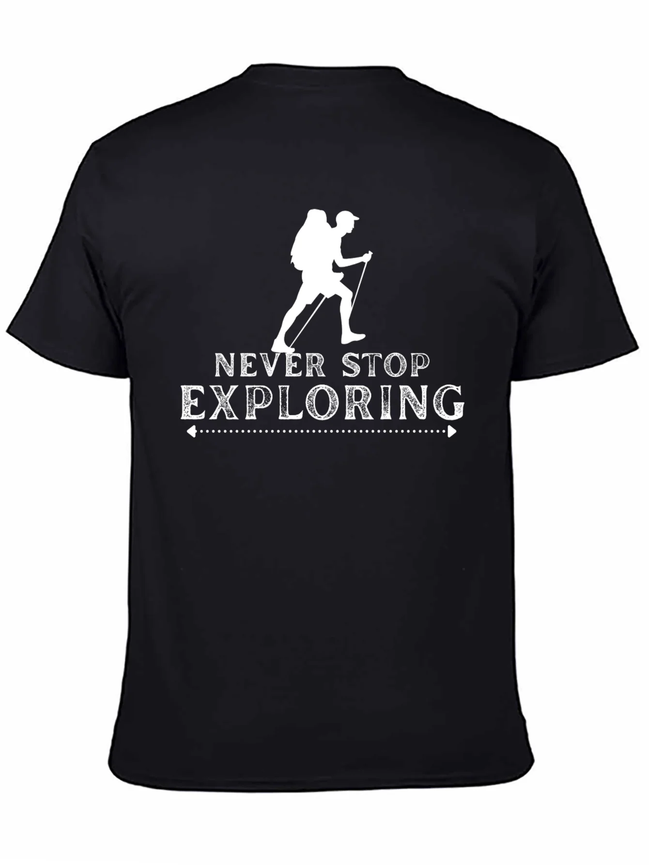 Never Stop Exploring Hiking T-Shirt