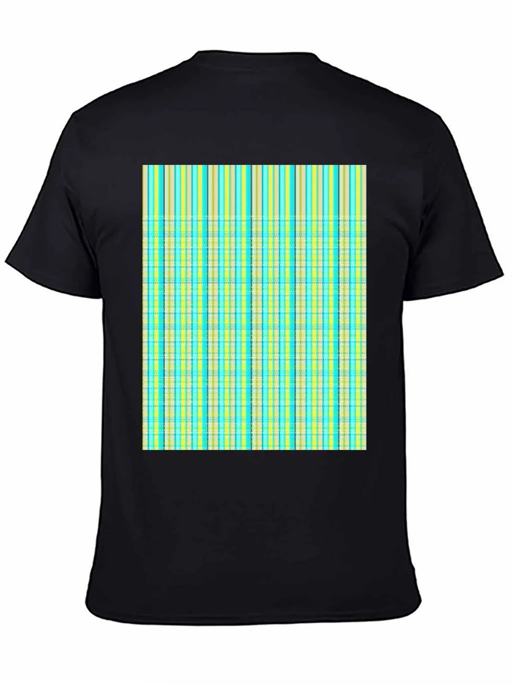 Striped Plaid Tee Shirt