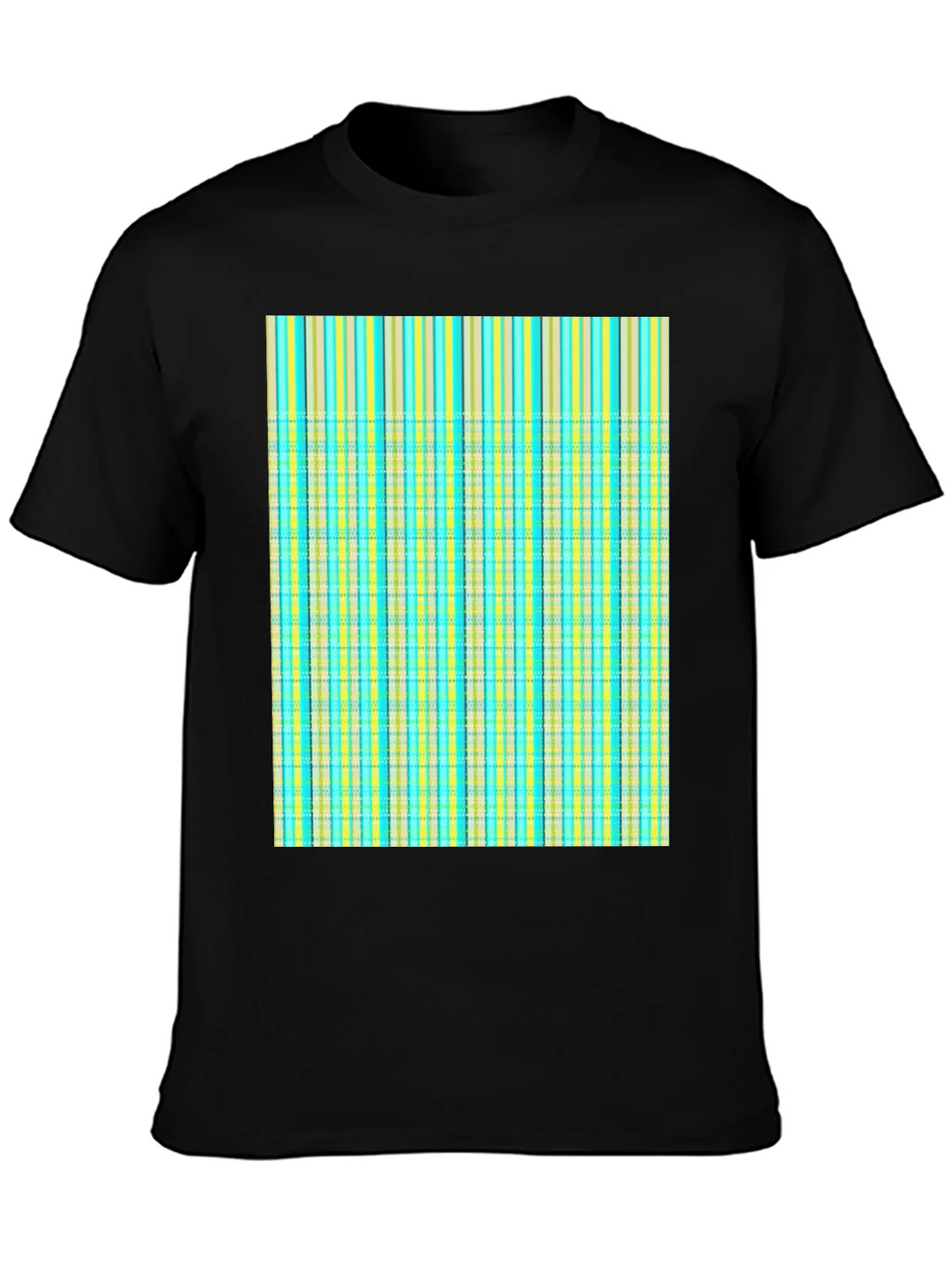 Striped Plaid Tee Shirt