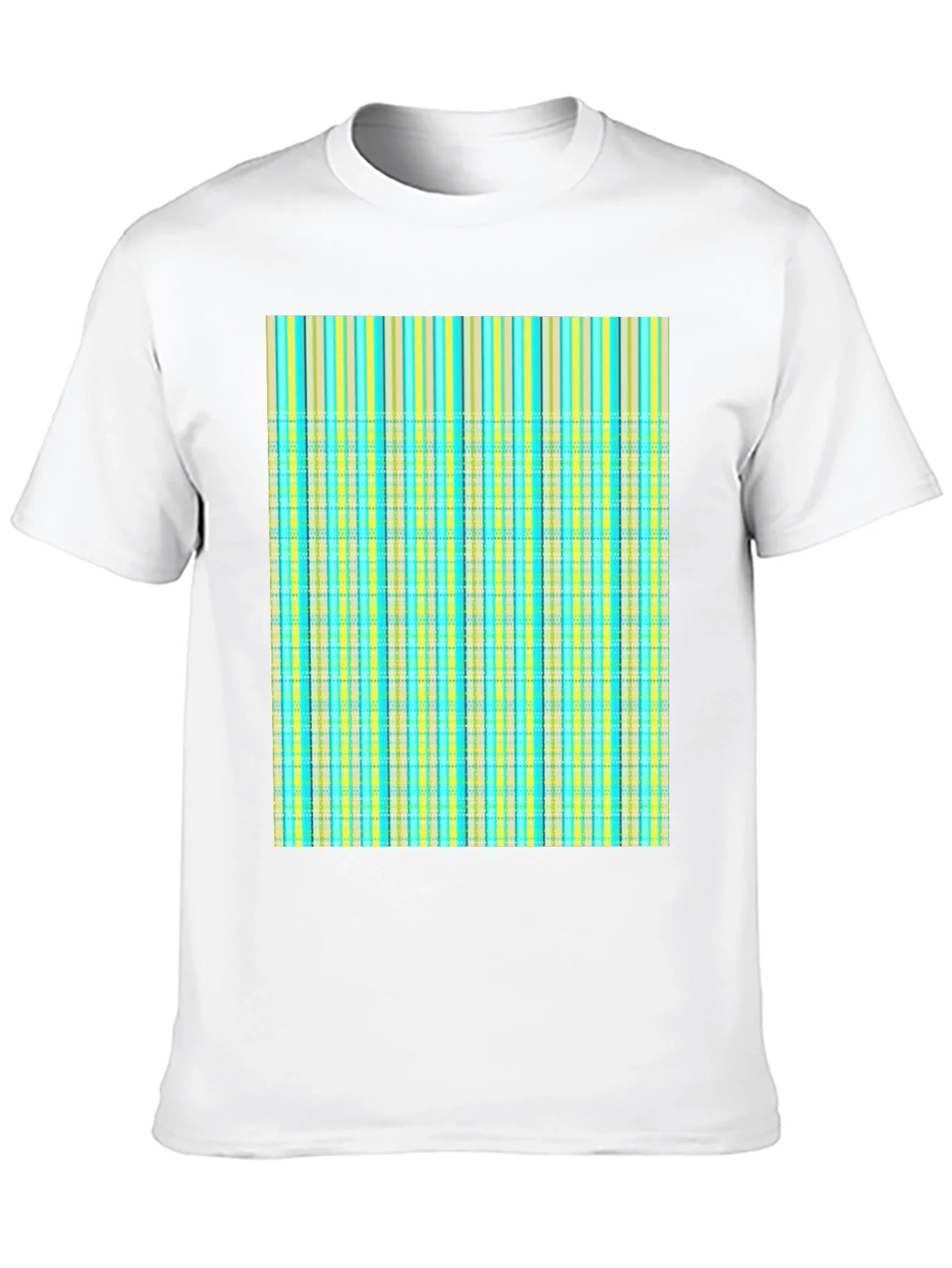 Striped Plaid Tee Shirt